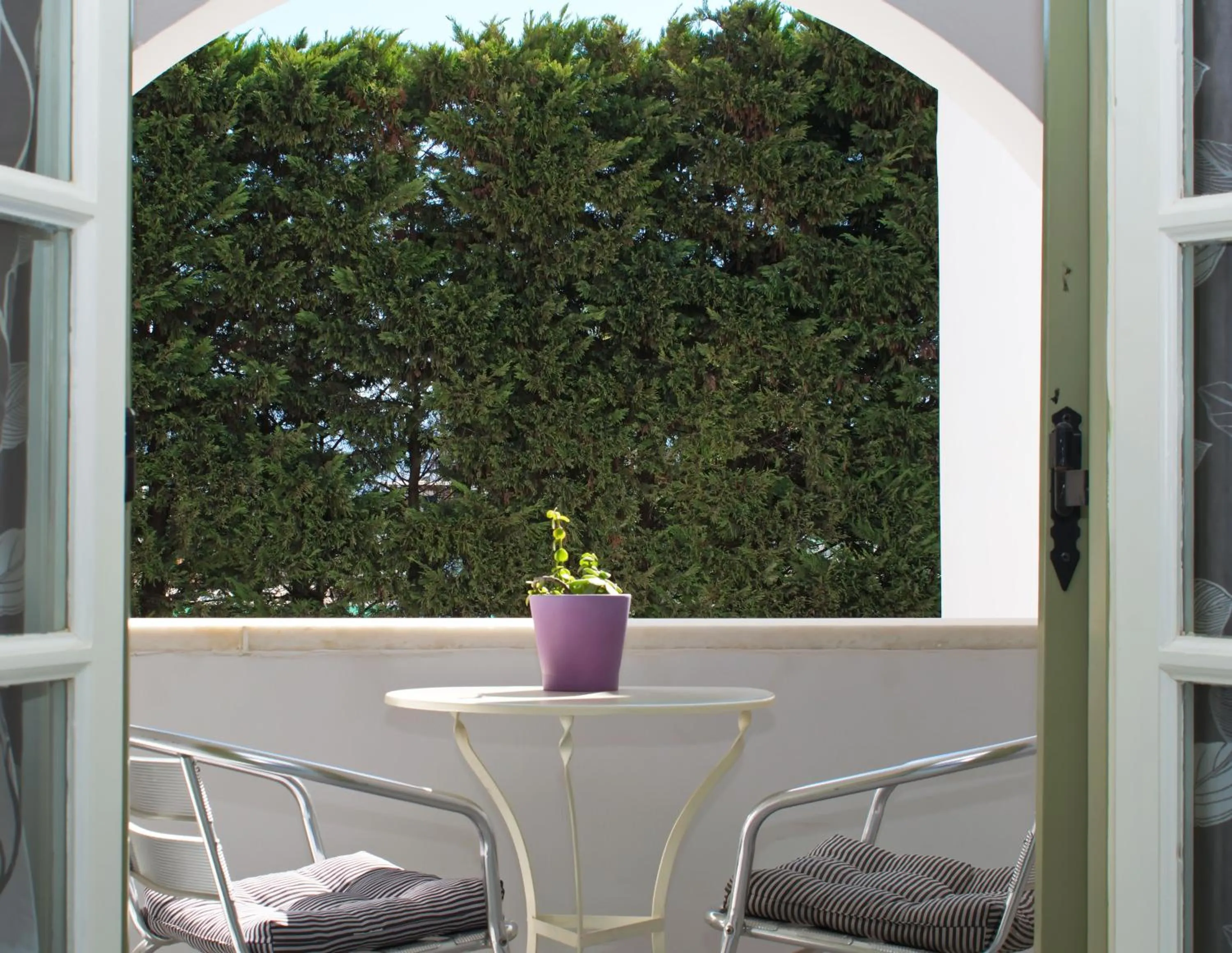 Quiet street view in Camara Hotel