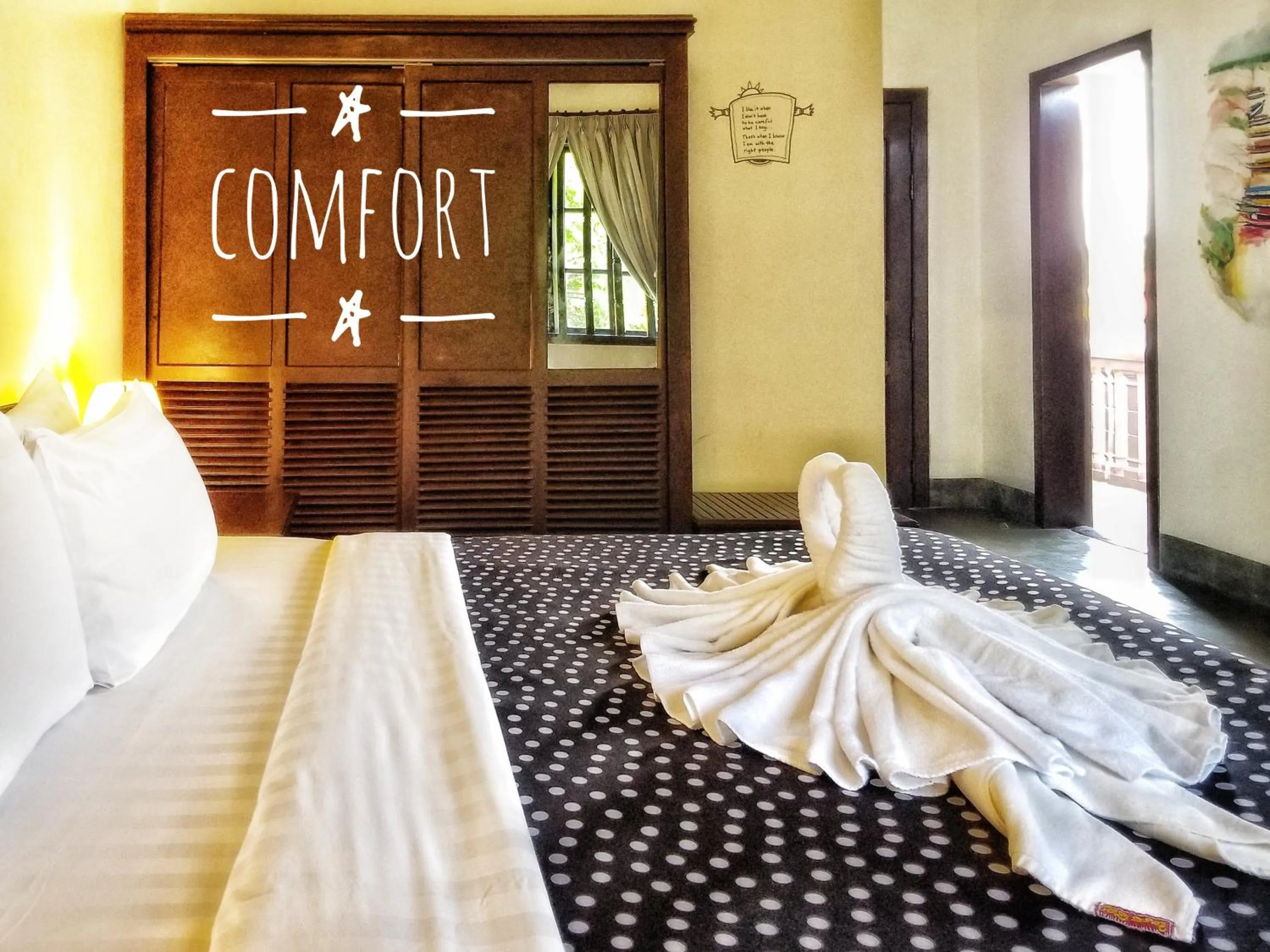 Bedroom, Bed in Uncle Sam Villa