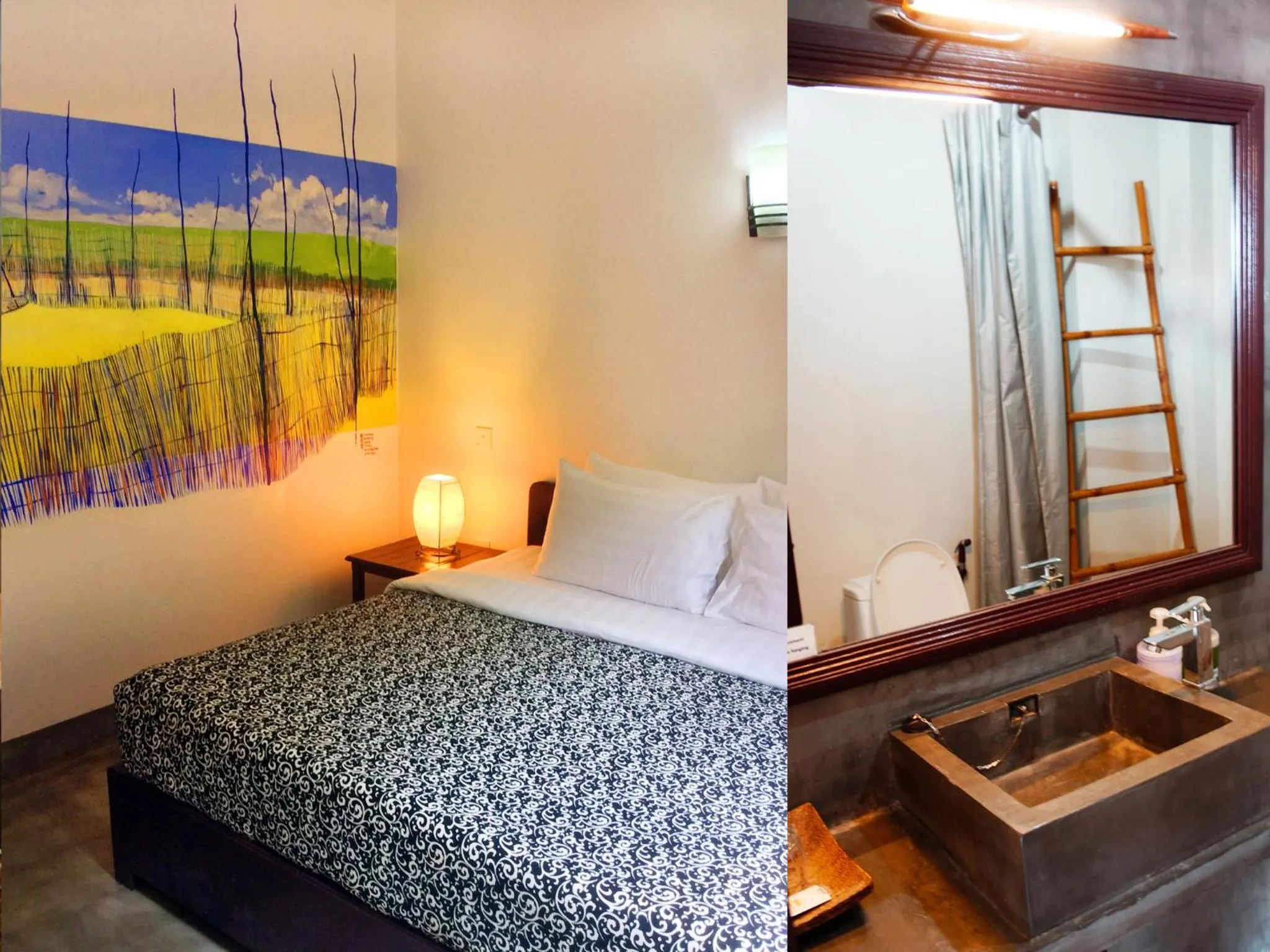 Bathroom, Bed in Uncle Sam Villa