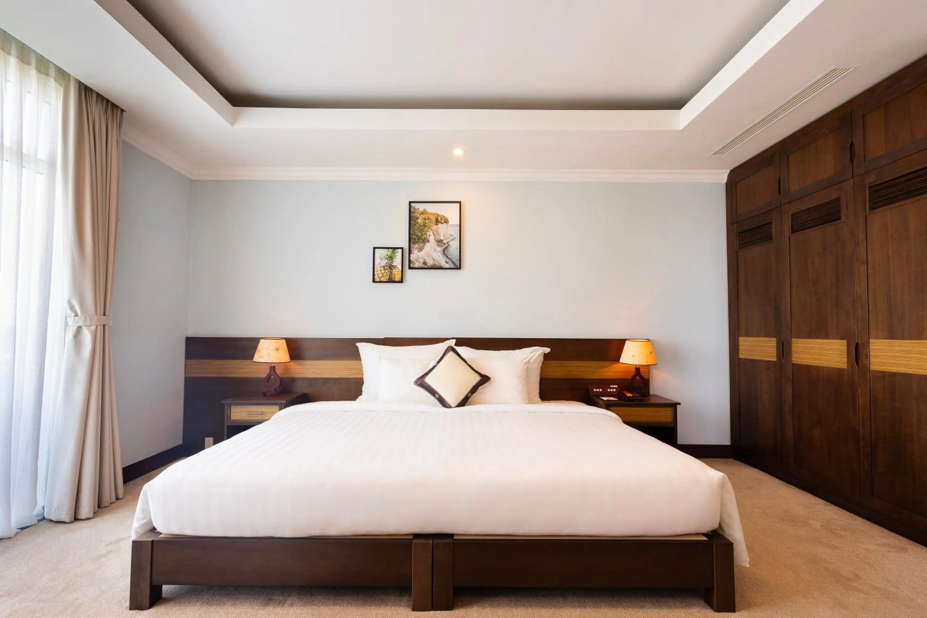 Bedroom, Bed in PHU MY HARBOUR HOTEL - Old Golf Phu My Hotel