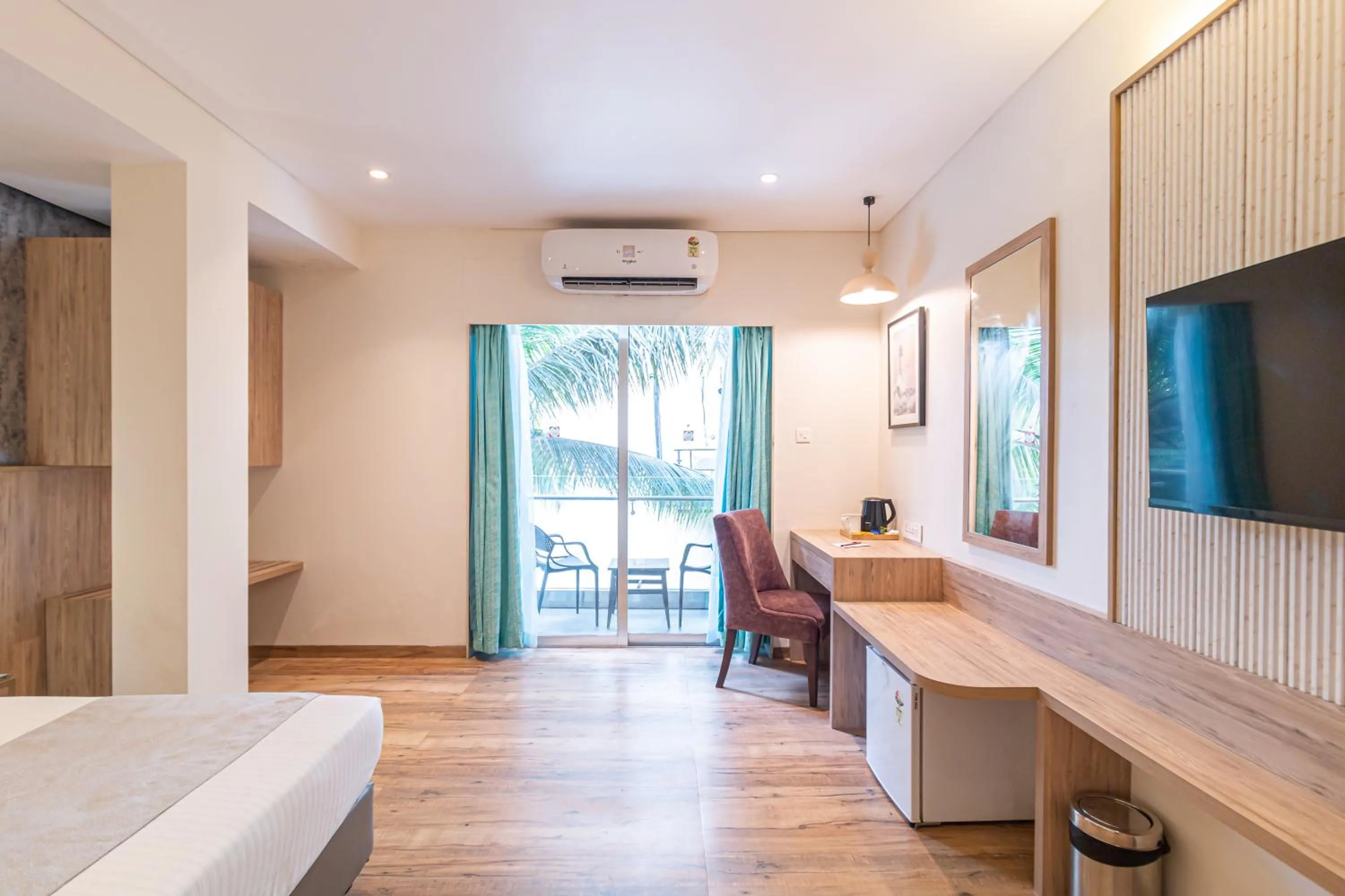 Seating area in Hotel Celestiial , Candolim