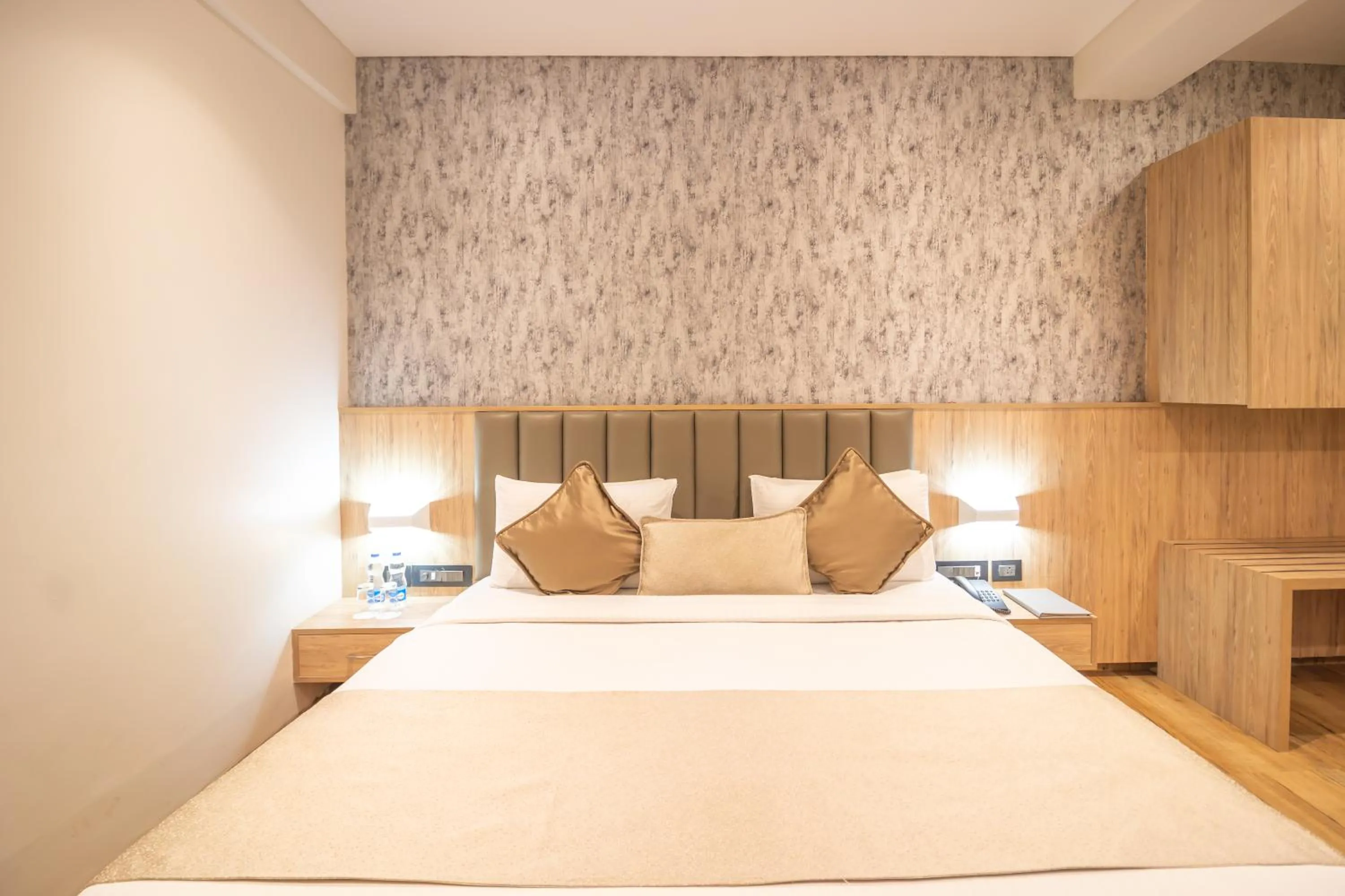 Bed in Hotel Celestiial , Candolim