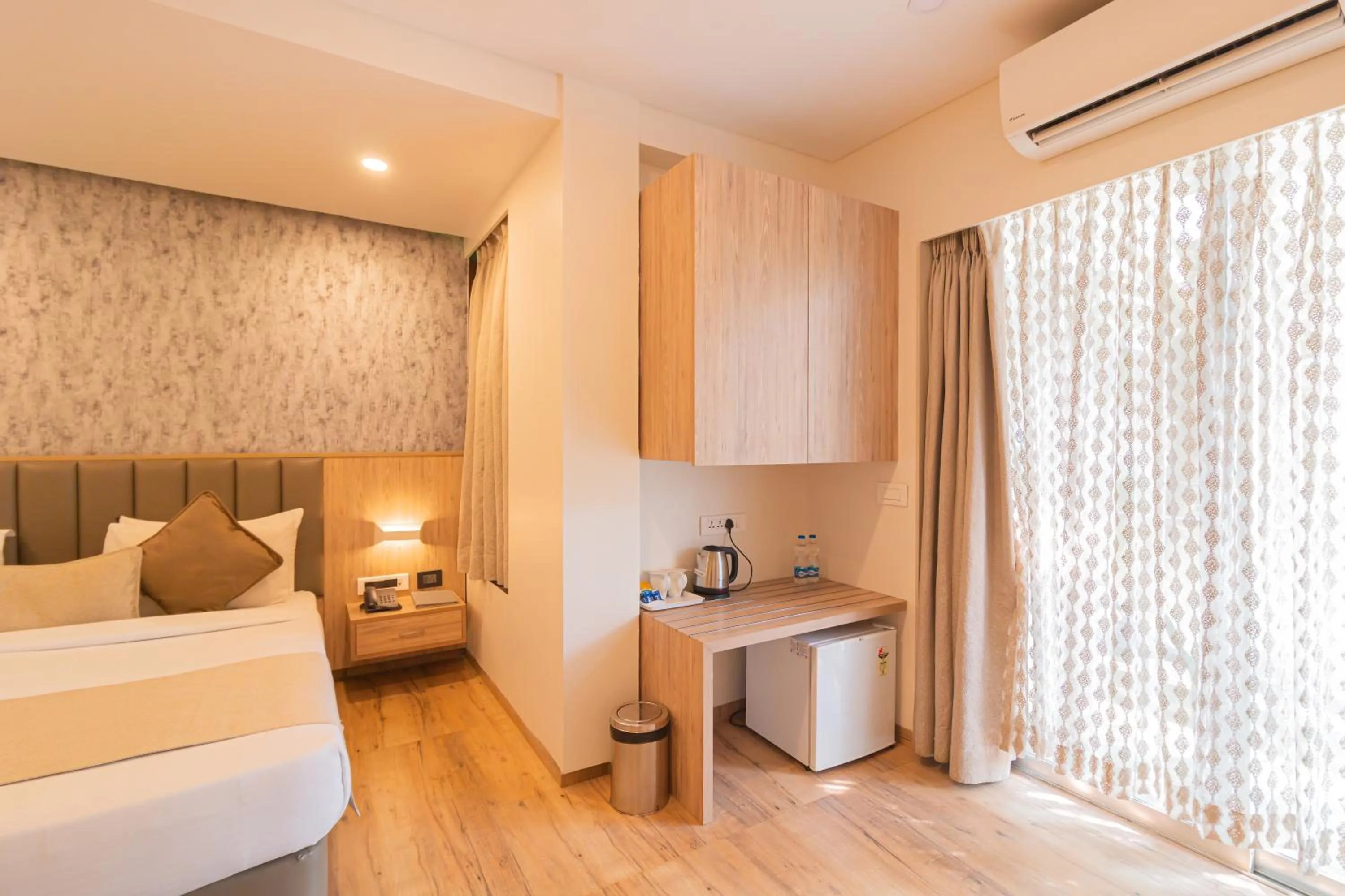 Bed in Hotel Celestiial , Candolim