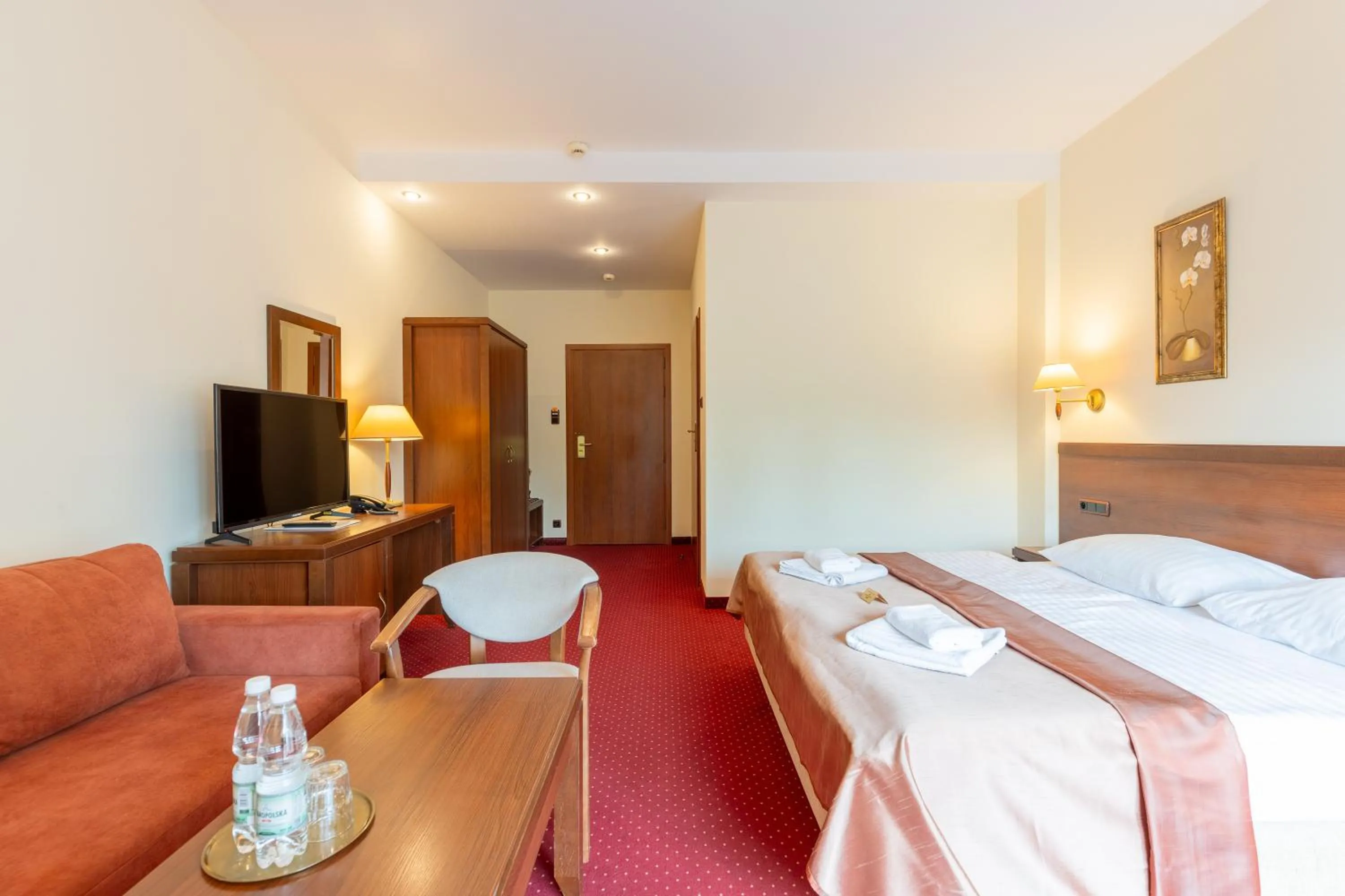 Bed in Hotel Dziki Potok Karpacz Konferencje & SPA