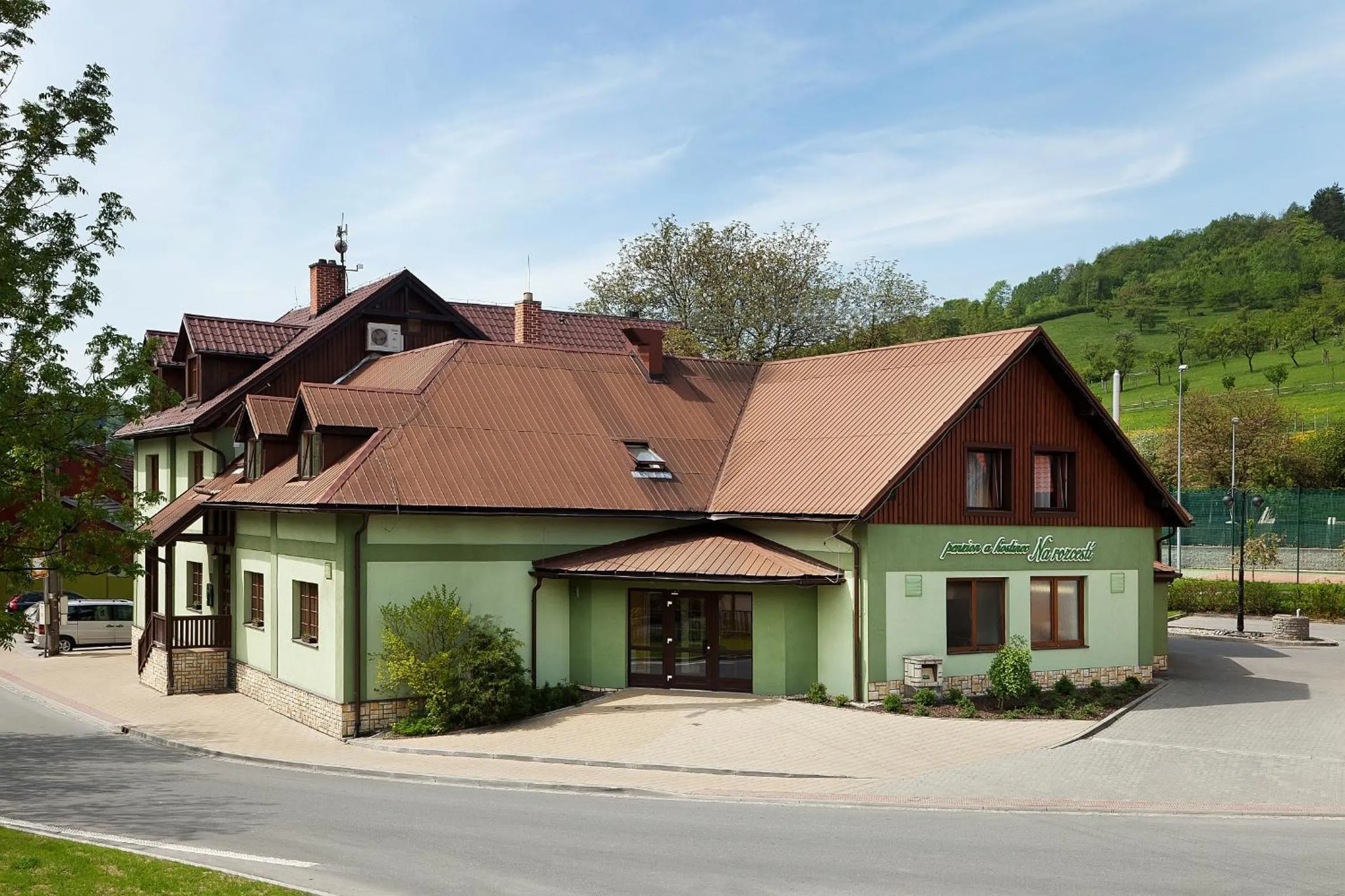 Facade/entrance in Penzion Pivovar Vraník