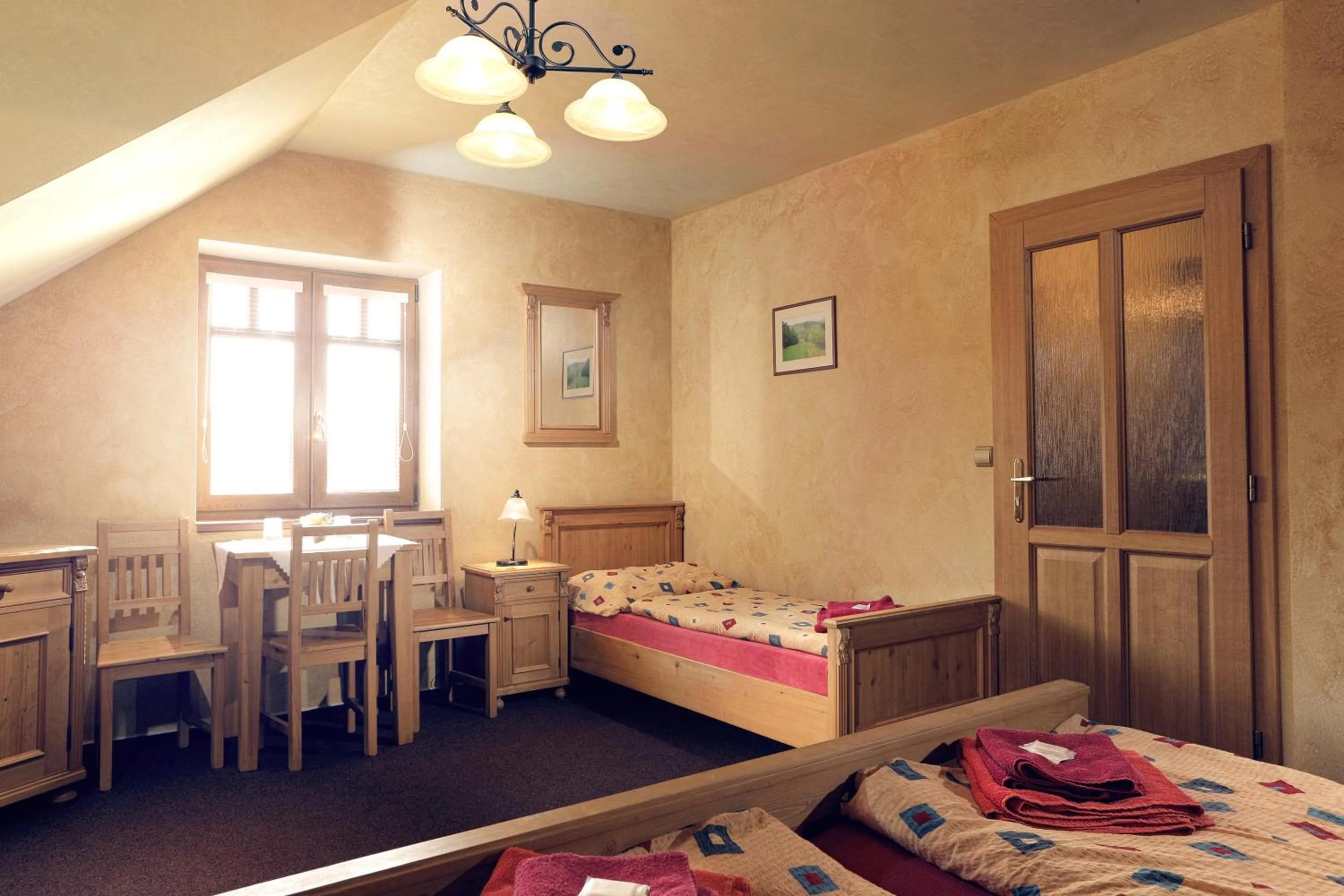 Bedroom in Penzion Pivovar Vraník