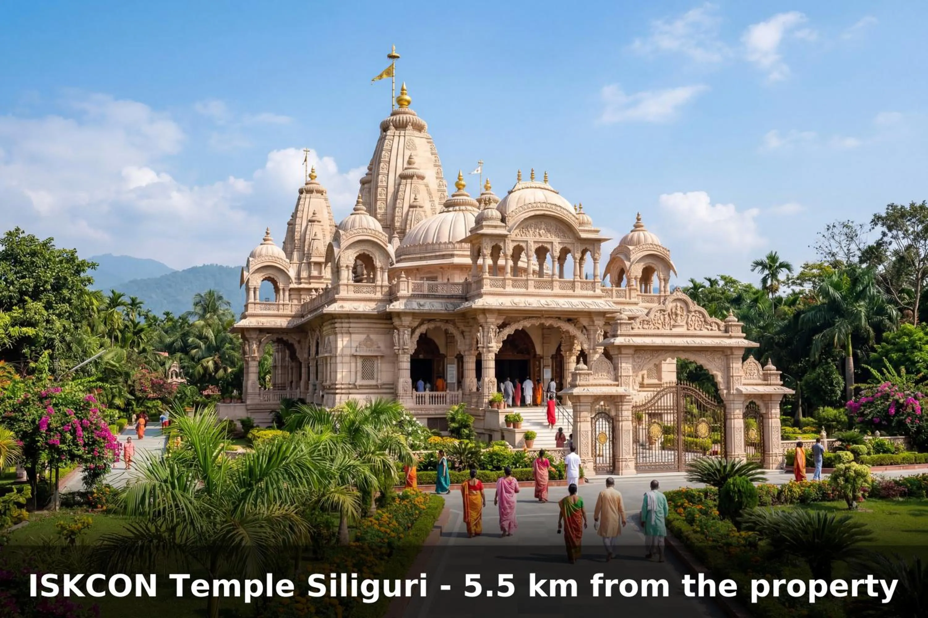 Nearby landmark in Super Townhouse Oak Sevoke Road Siliguri