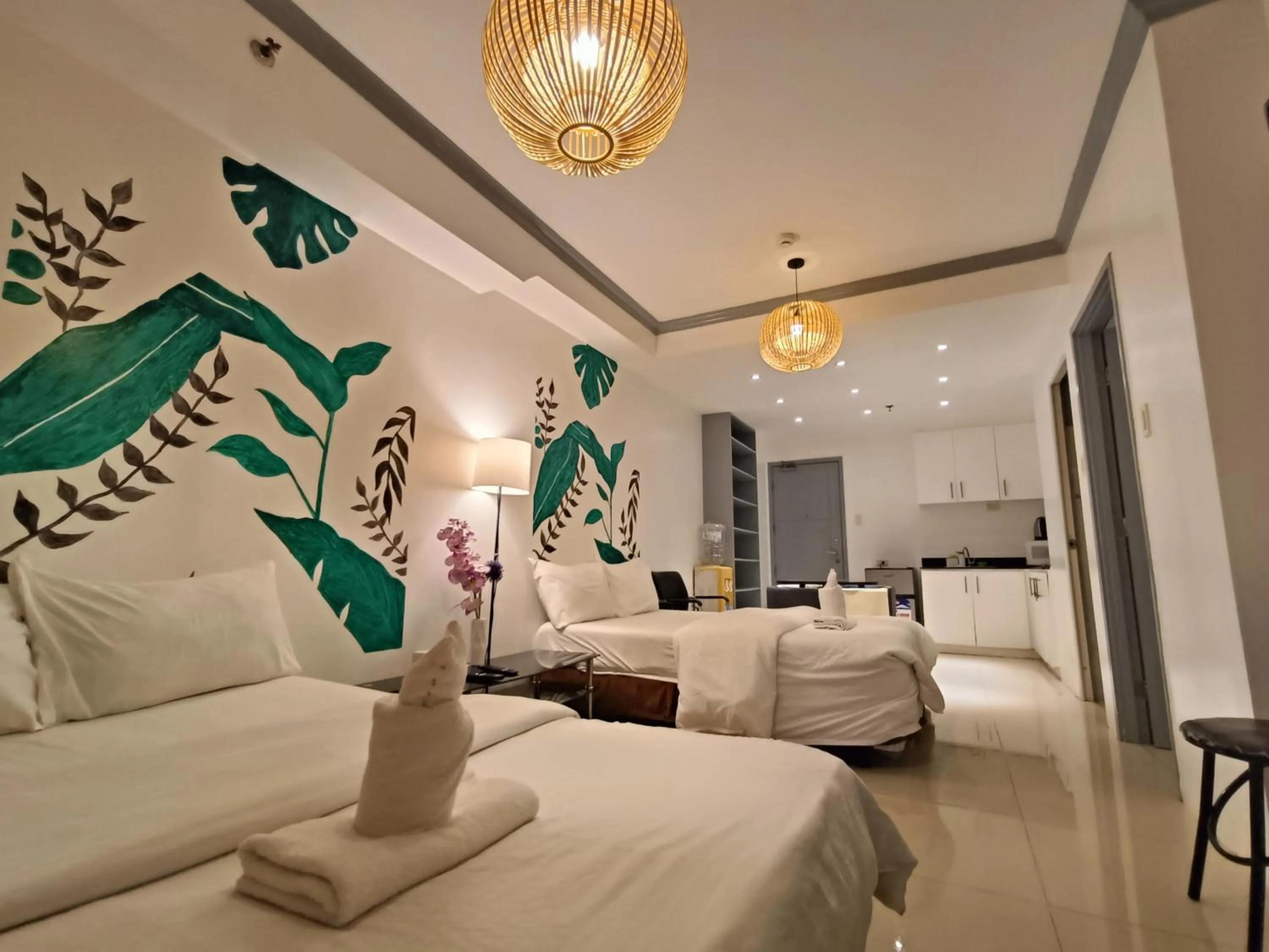 Bed in Premiere Haven MOA Staycation