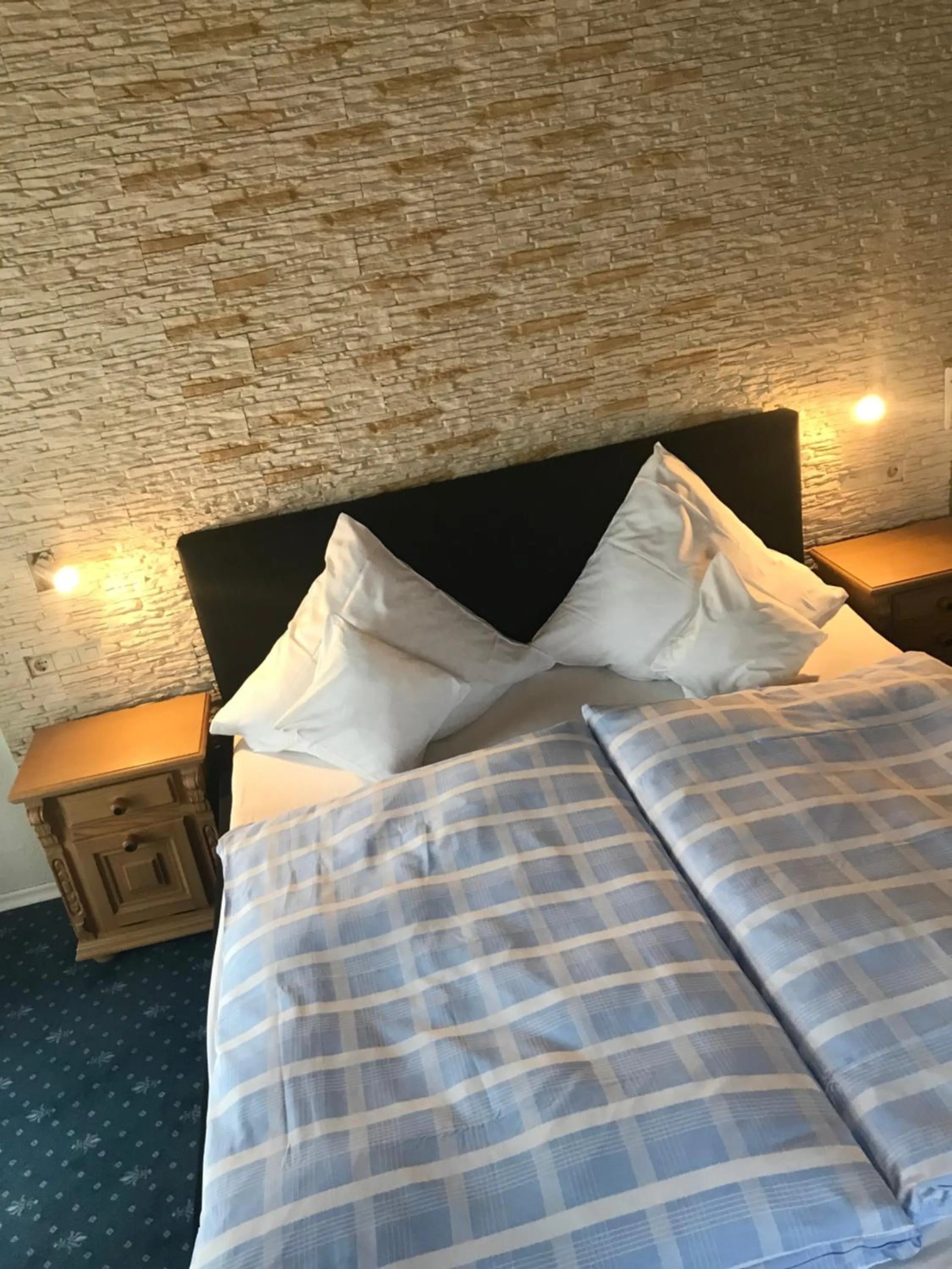 Bed in Hotel Tannenhof