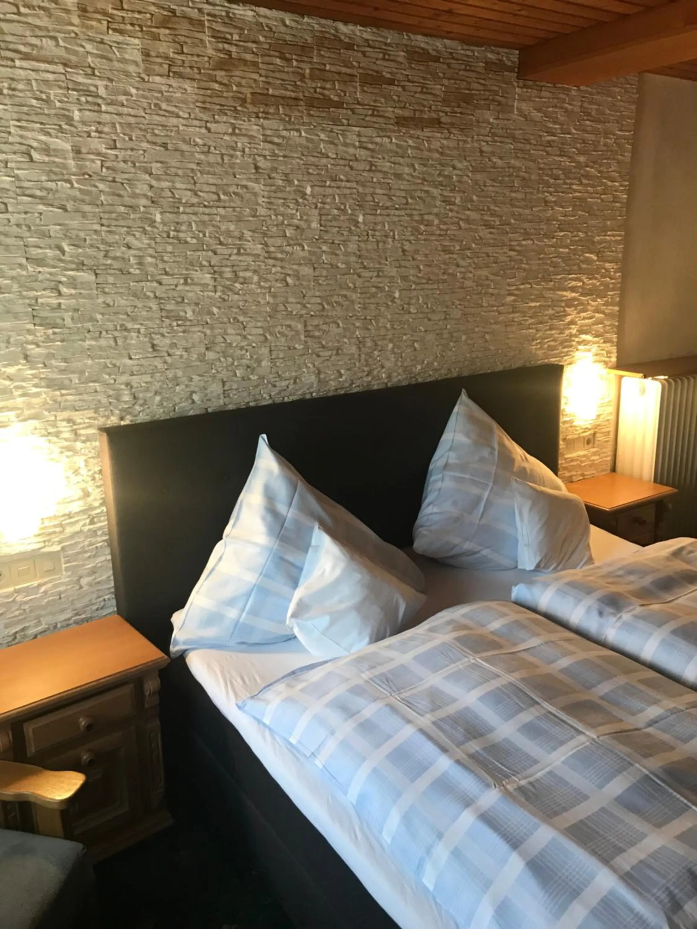 Bed in Hotel Tannenhof