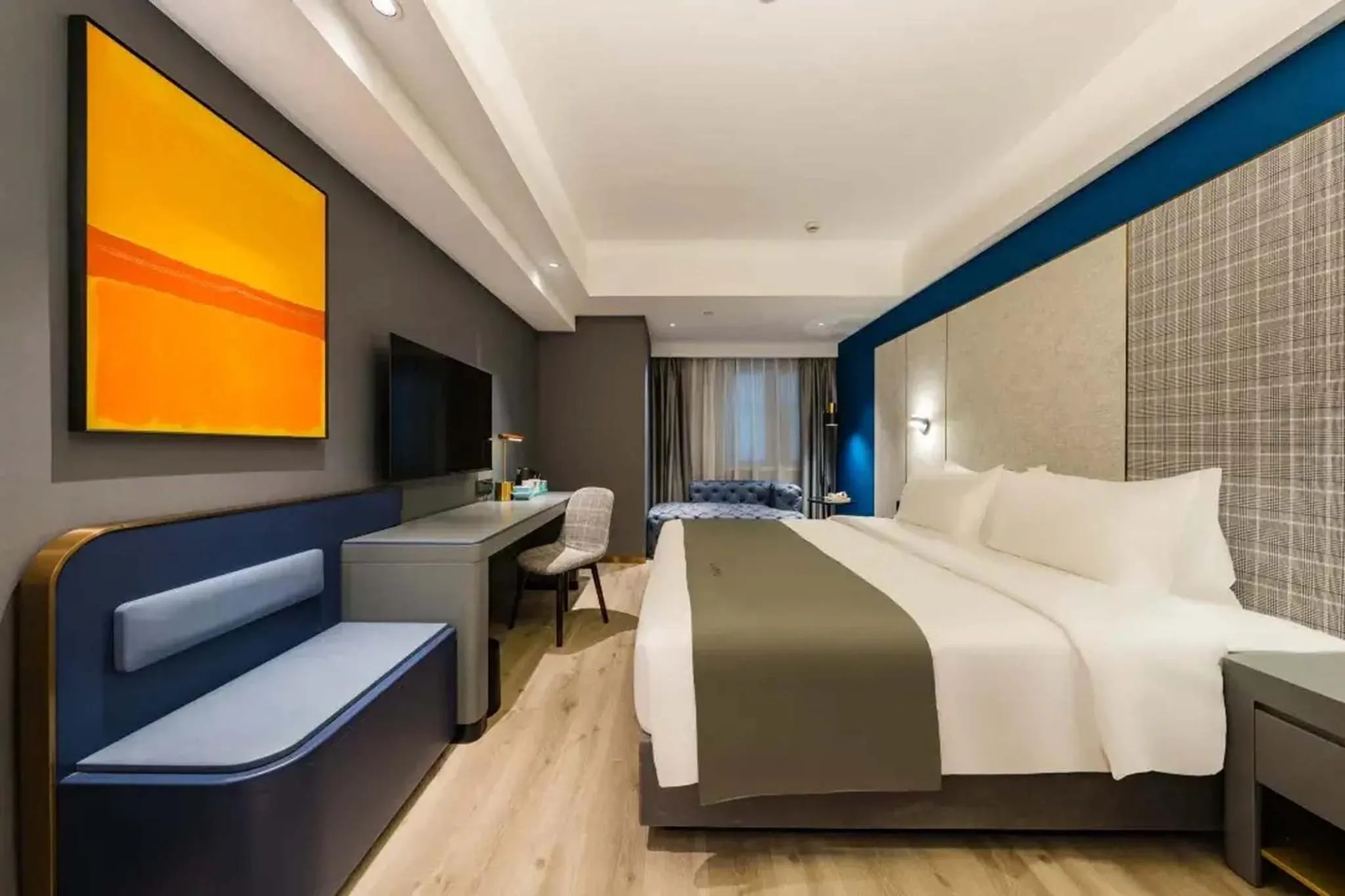 TV and multimedia, Bed in Shanghai Lujiazui Area BaBaiBan LANOU Hotel