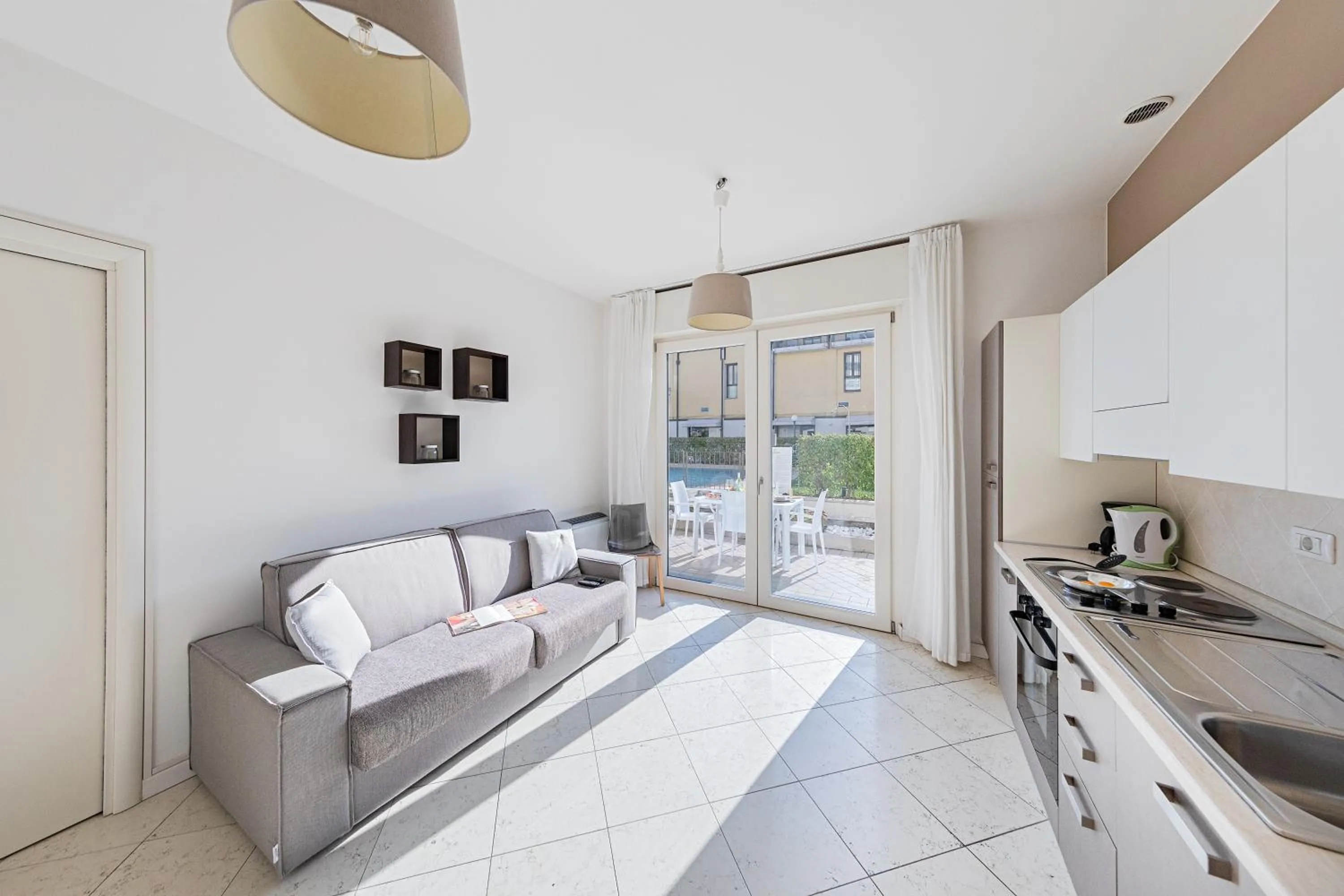 Living room in Residenza Miralago by Wonderful Italy