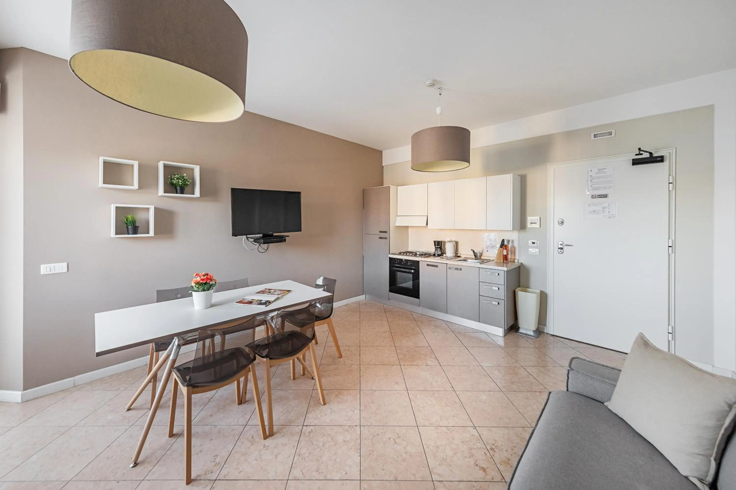 Living room in Residenza Miralago by Wonderful Italy