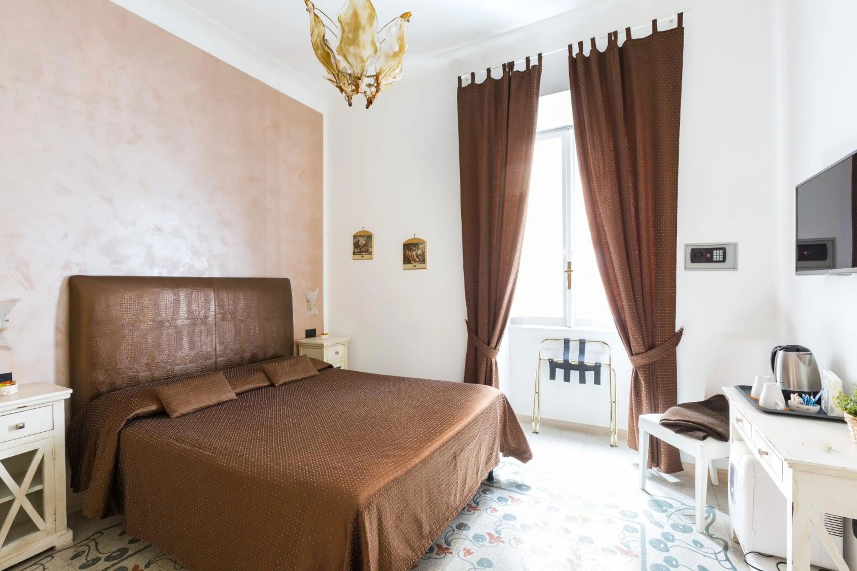 Bed in Relais Calamatta