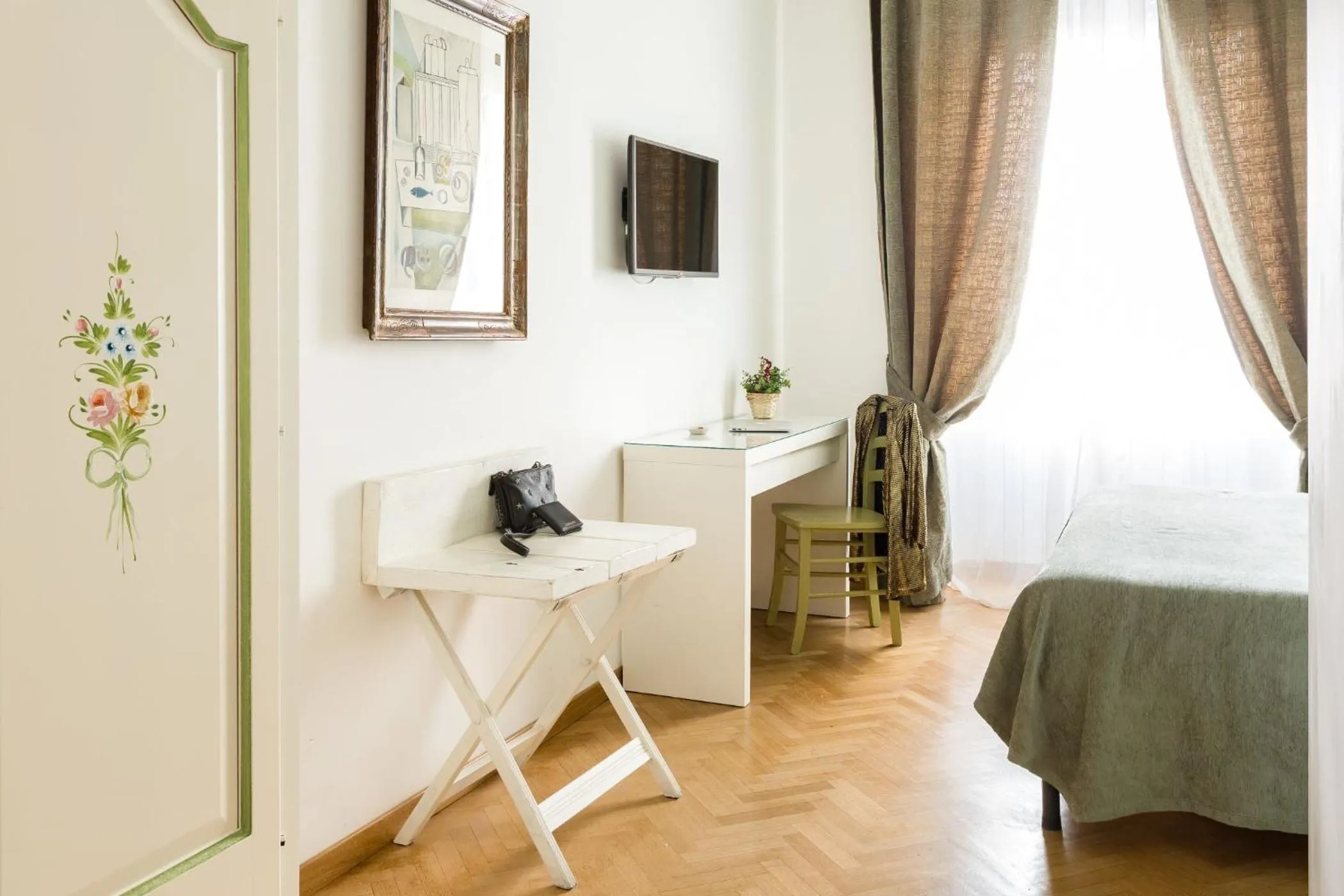 Bed in Relais Calamatta