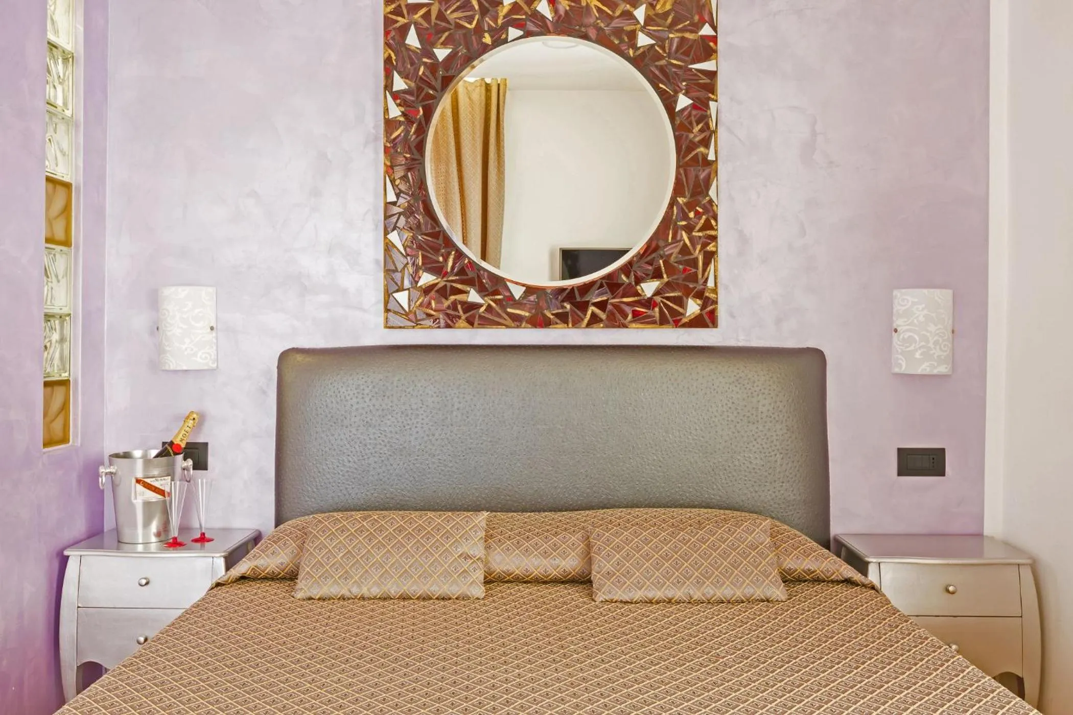 Bed in Relais Calamatta