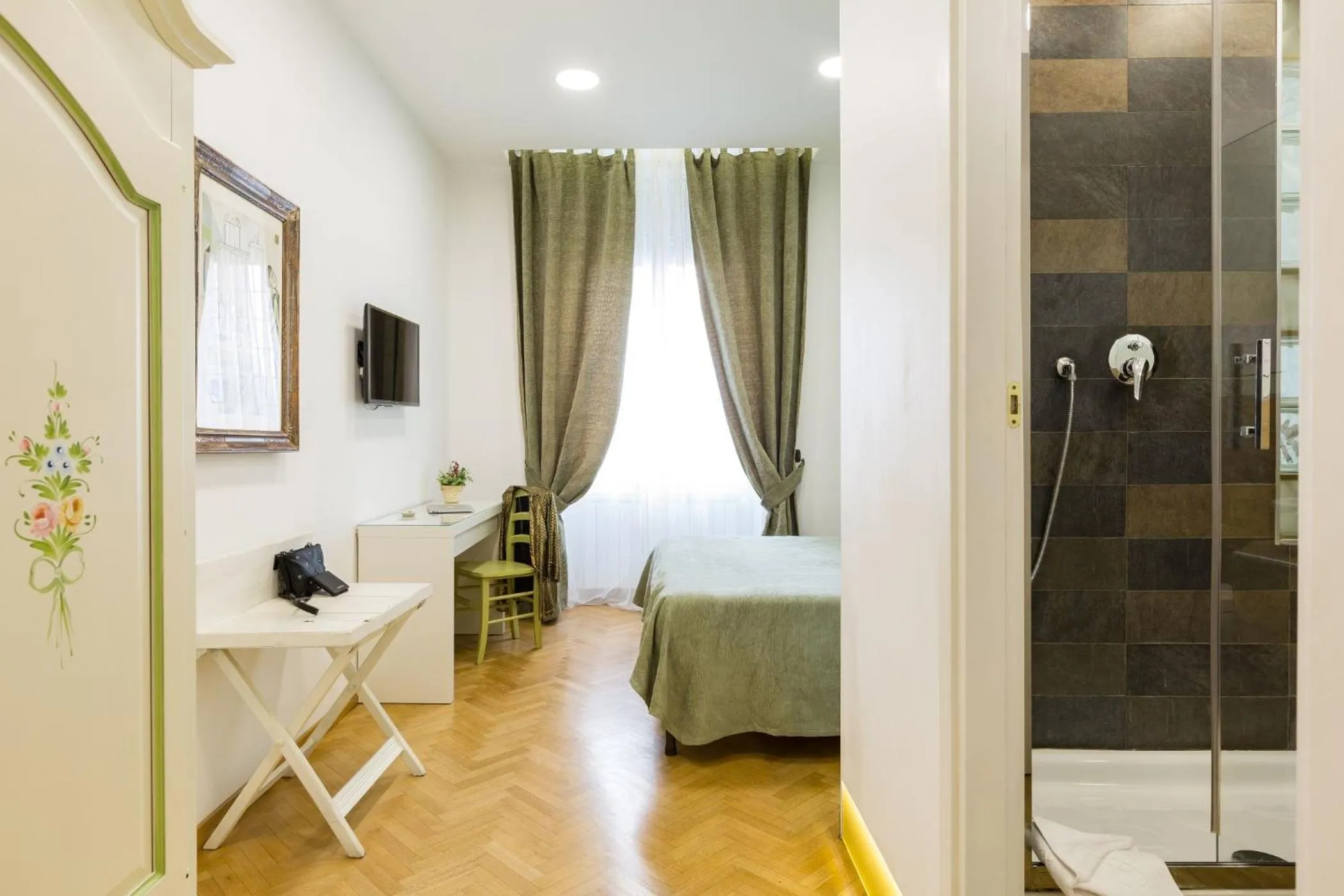 Bed in Relais Calamatta