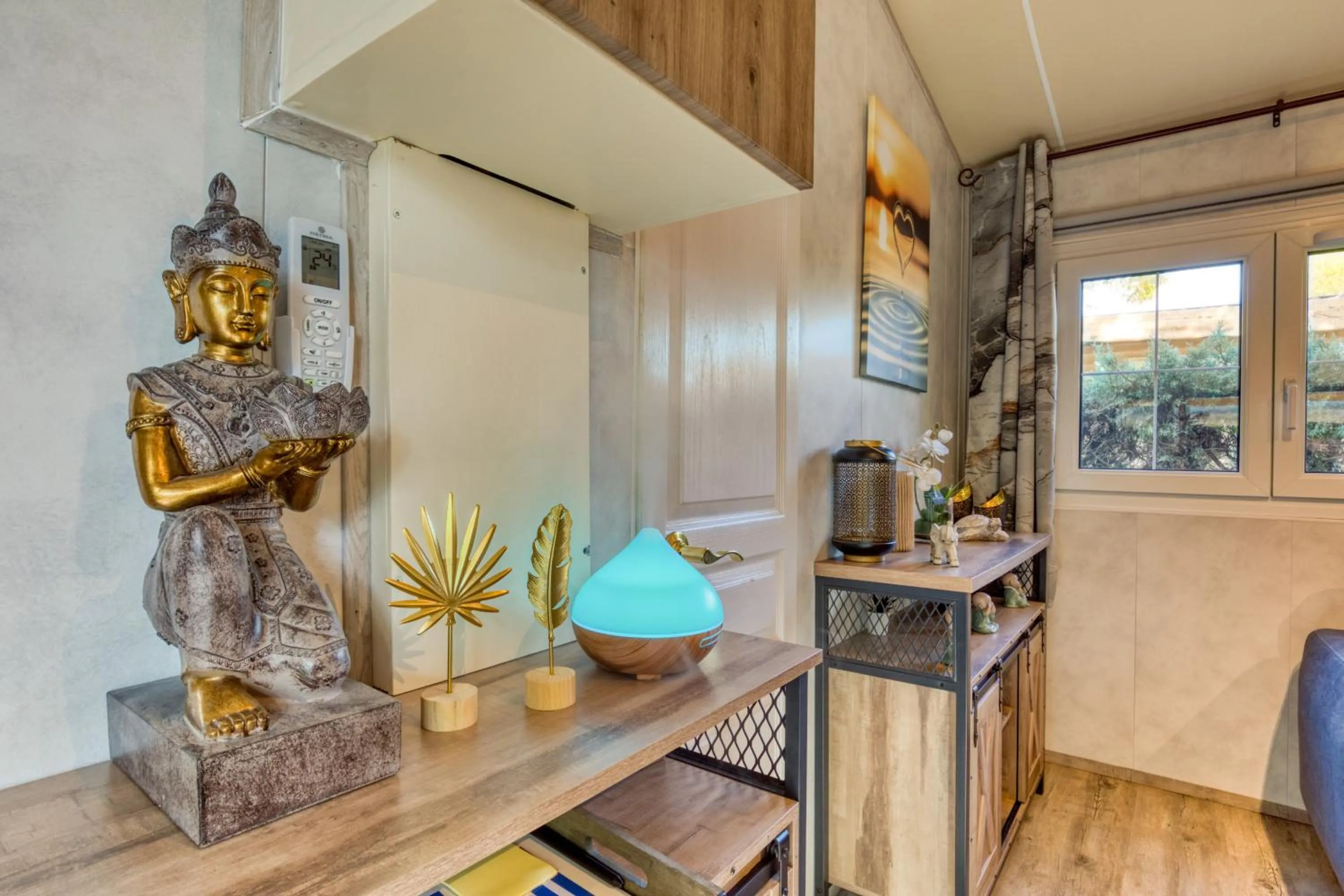 Property building in Mobil-Home camping Les Amandiers