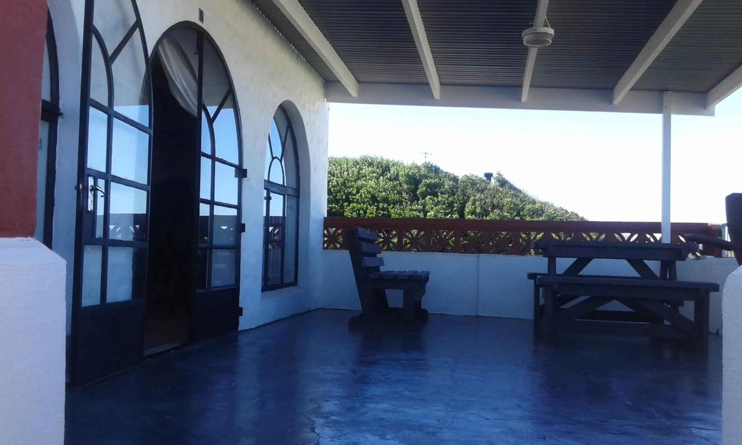 Balcony/Terrace in Oom Piet Accommodation