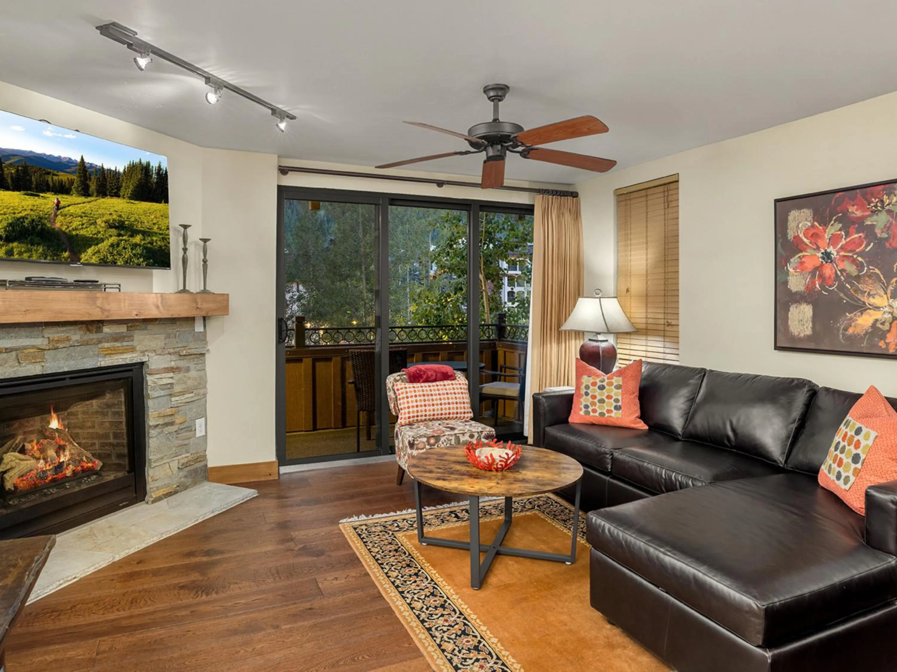 Living room in The Landmark