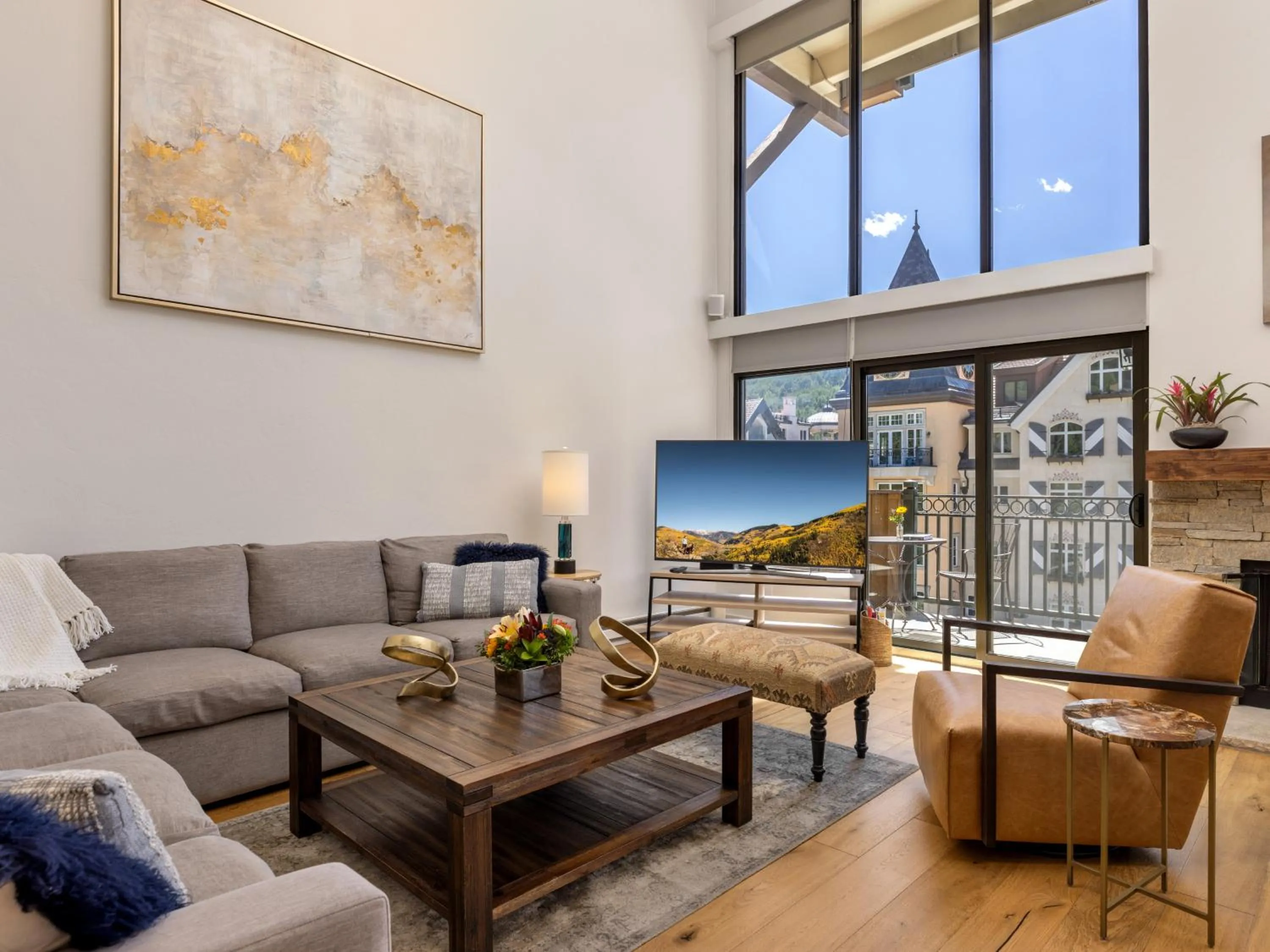 Living room in The Landmark