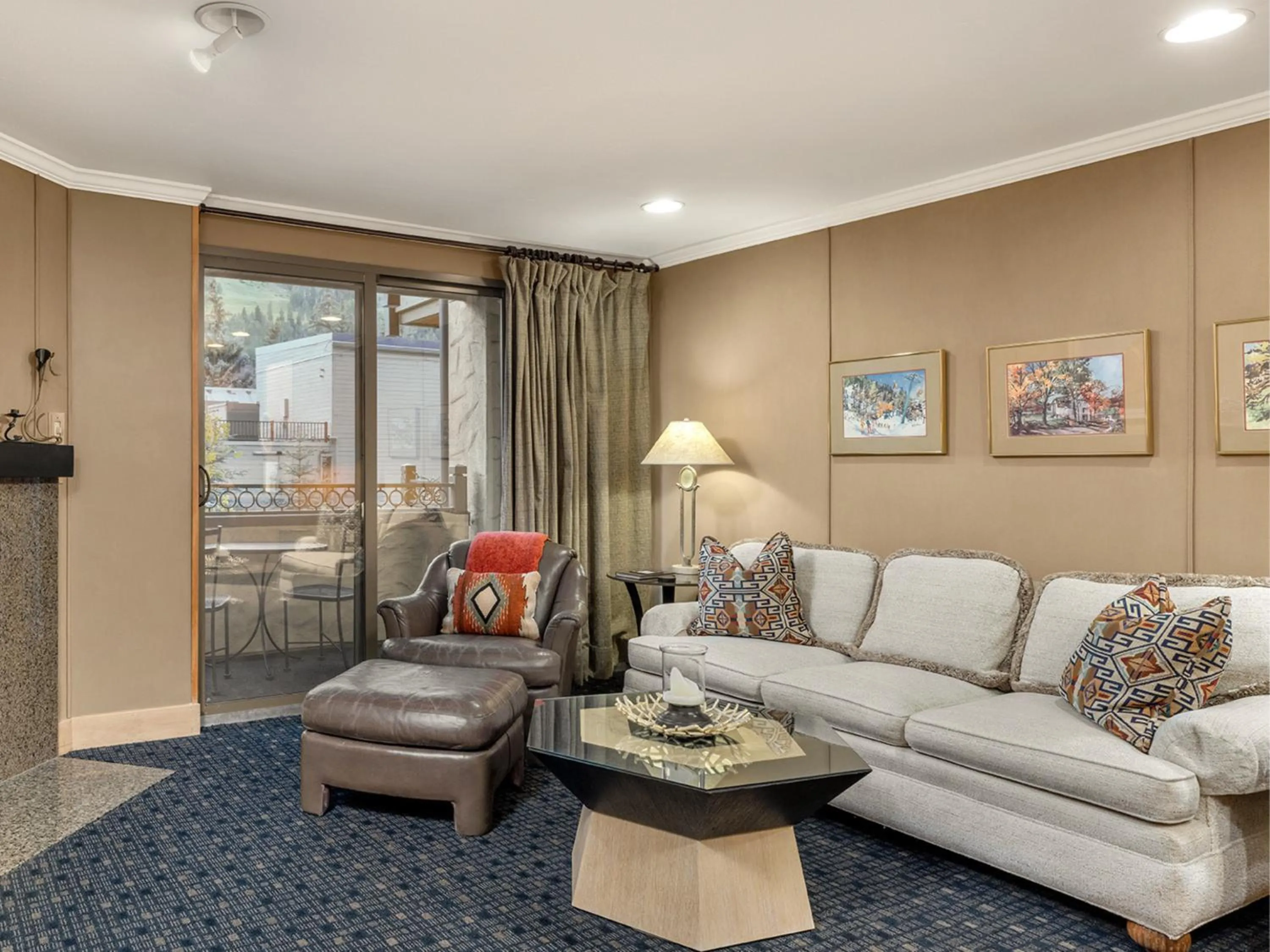 Living room in The Landmark