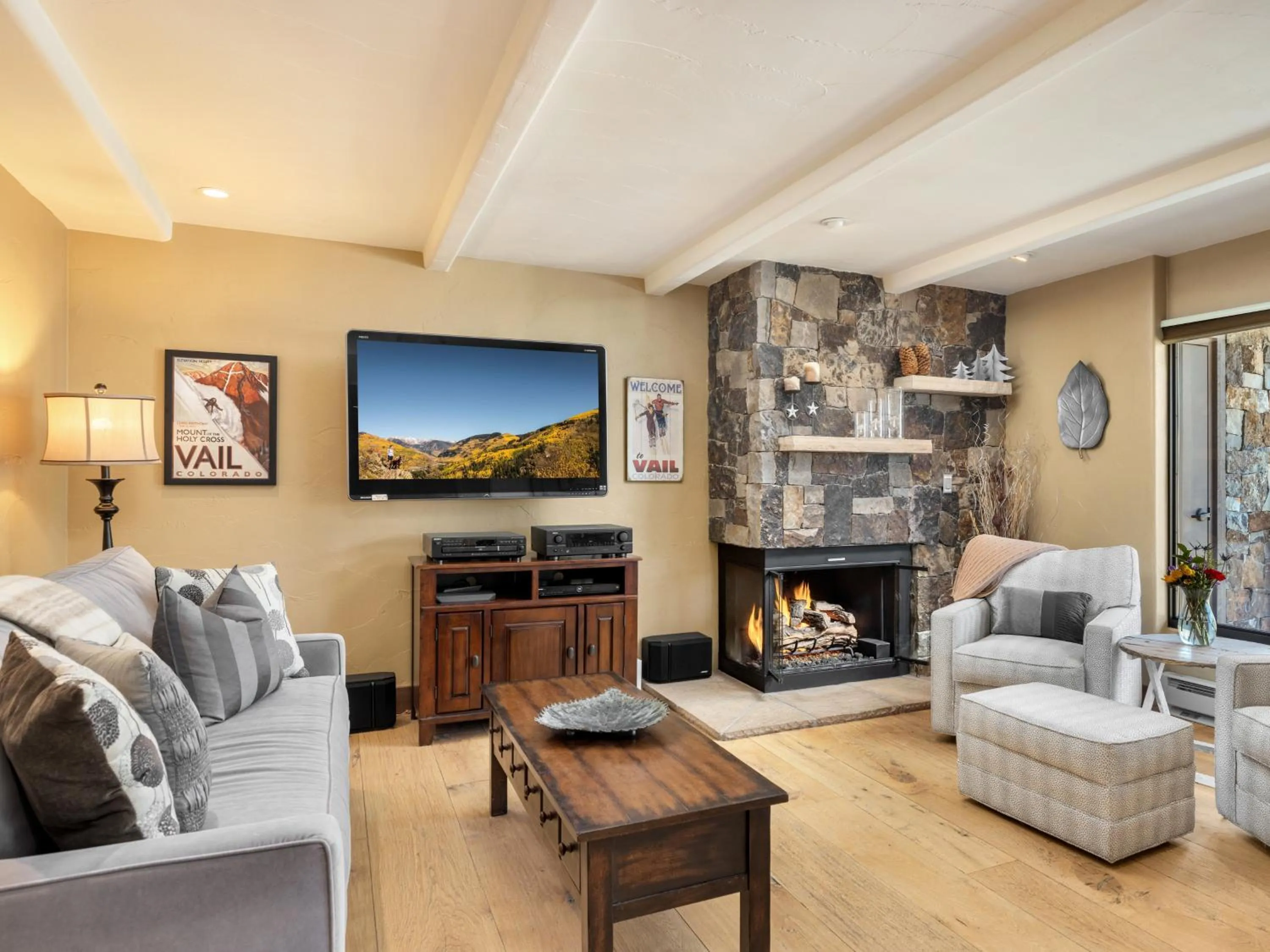 Living room in The Landmark