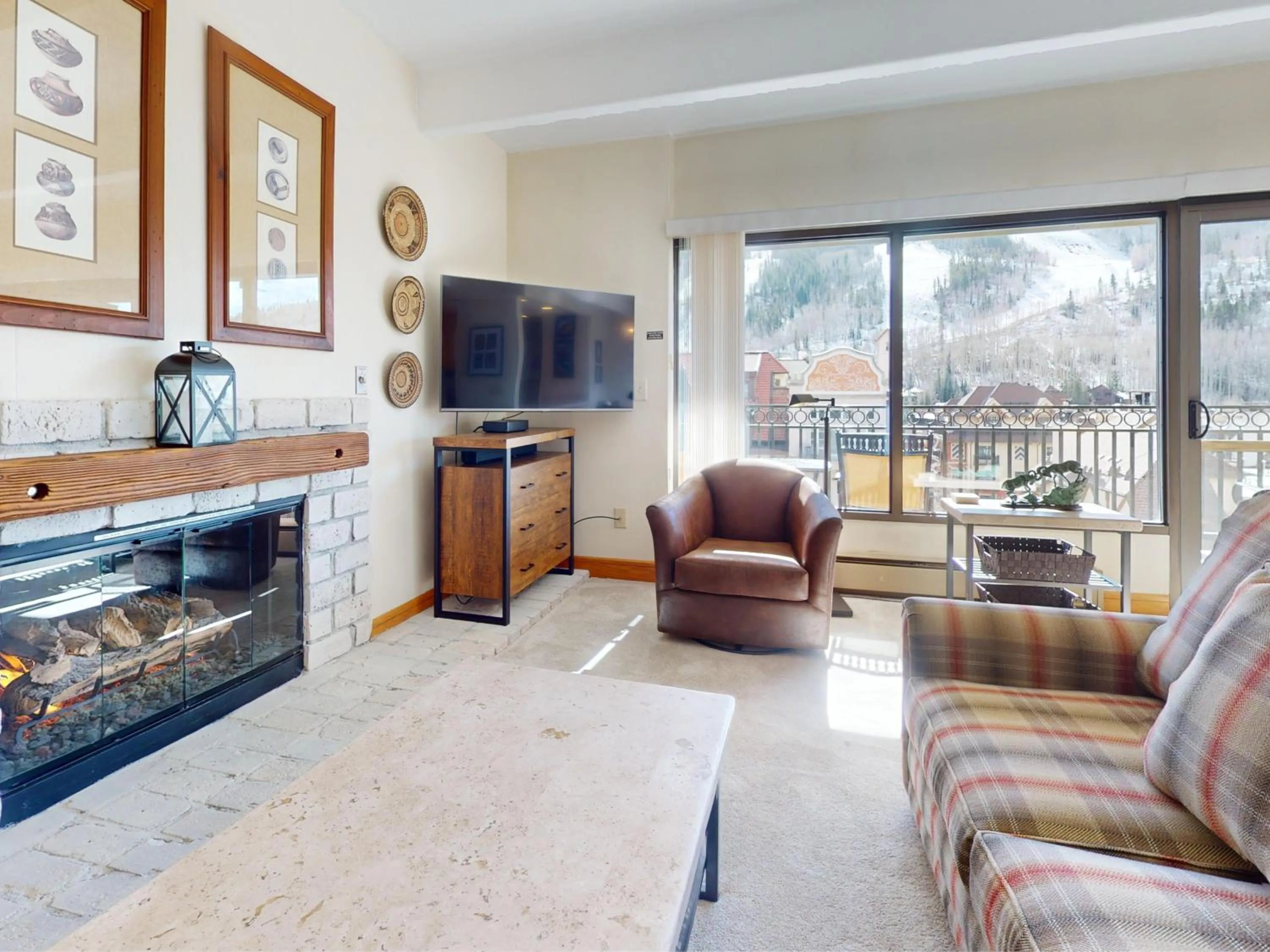 Living room in The Landmark