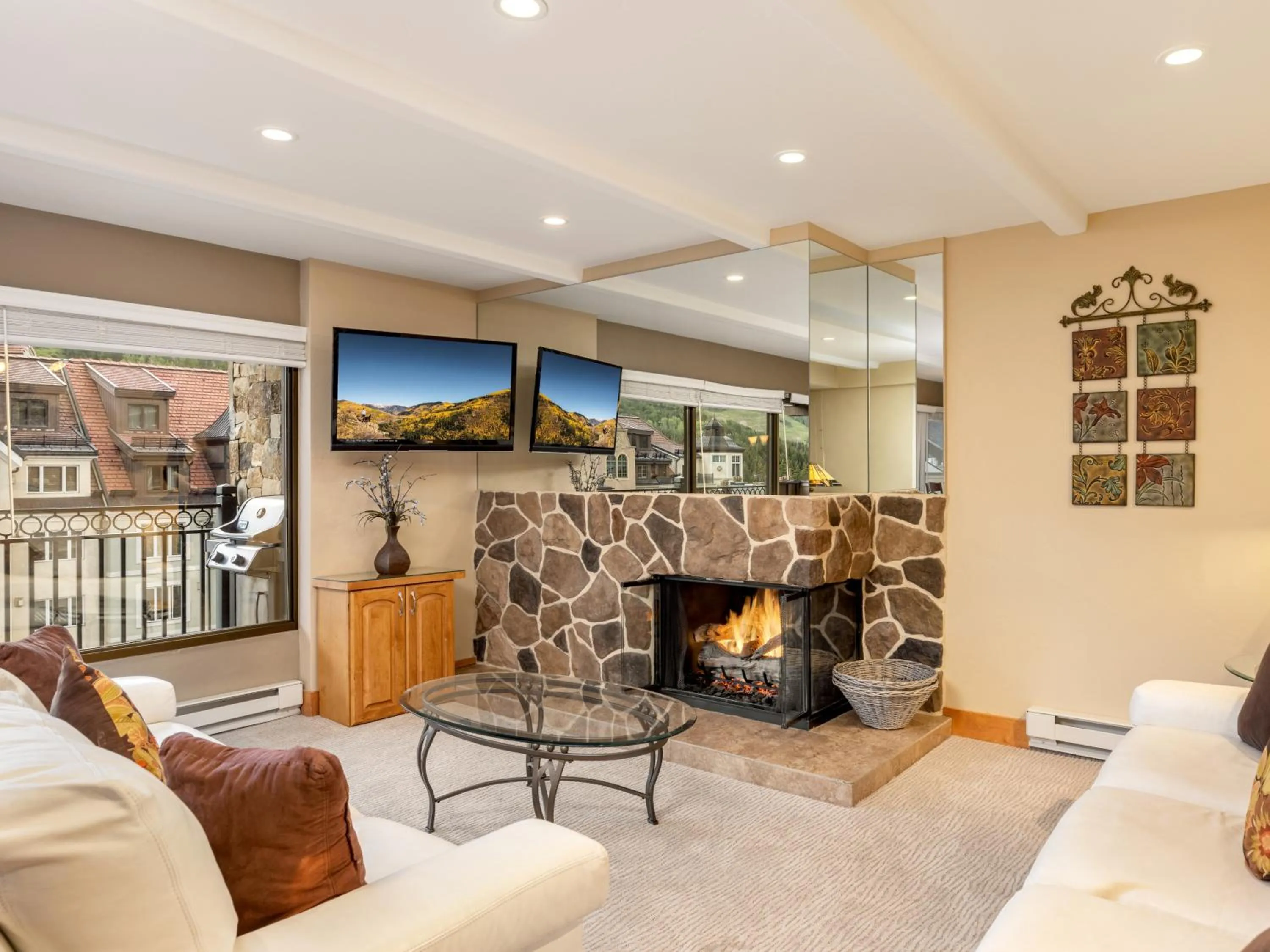 Living room in The Landmark