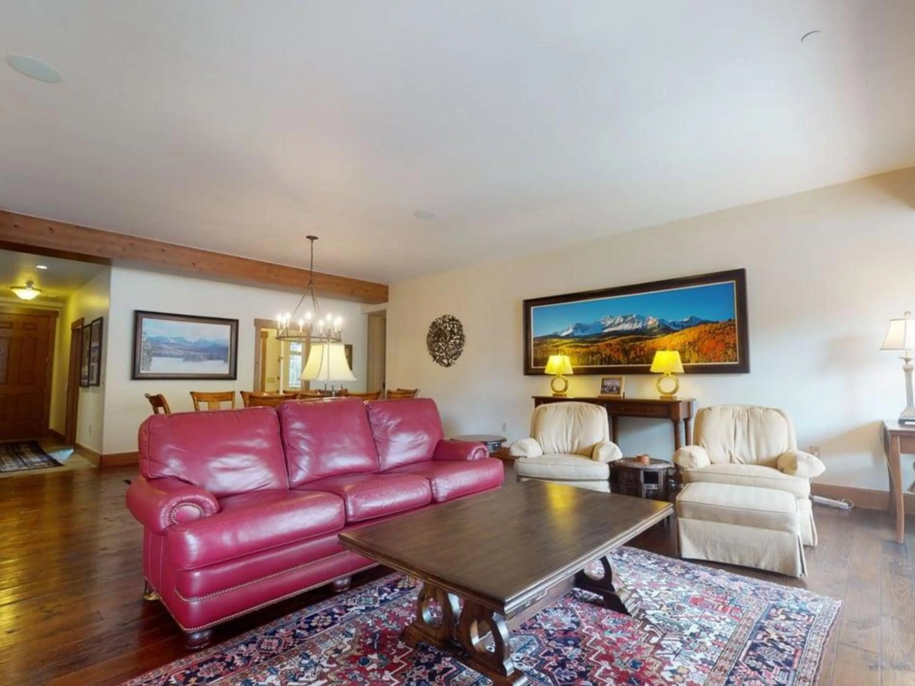 Living room in The Landmark