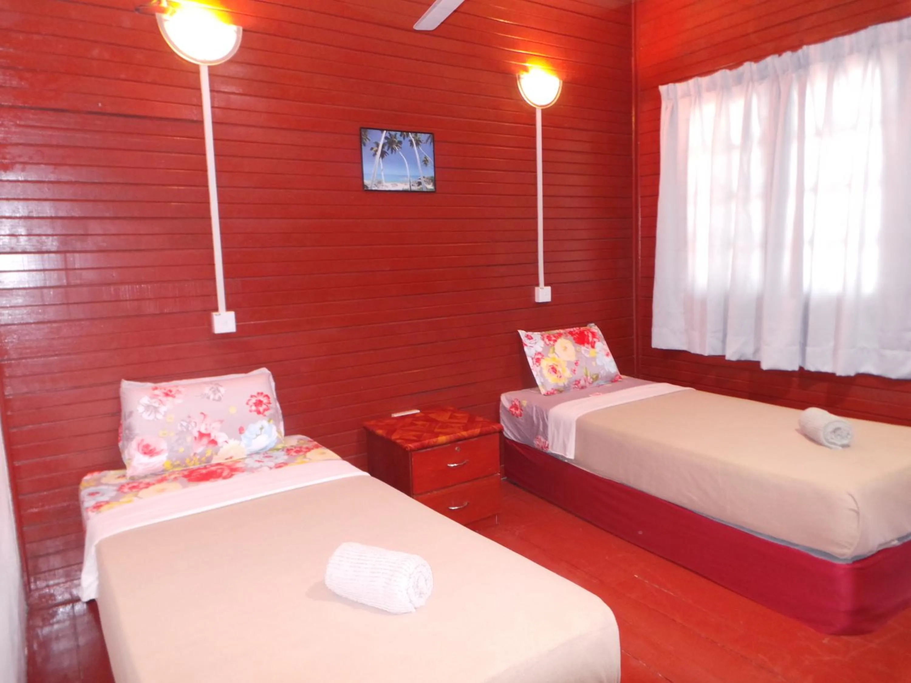 Bed in Senja Bay Resort