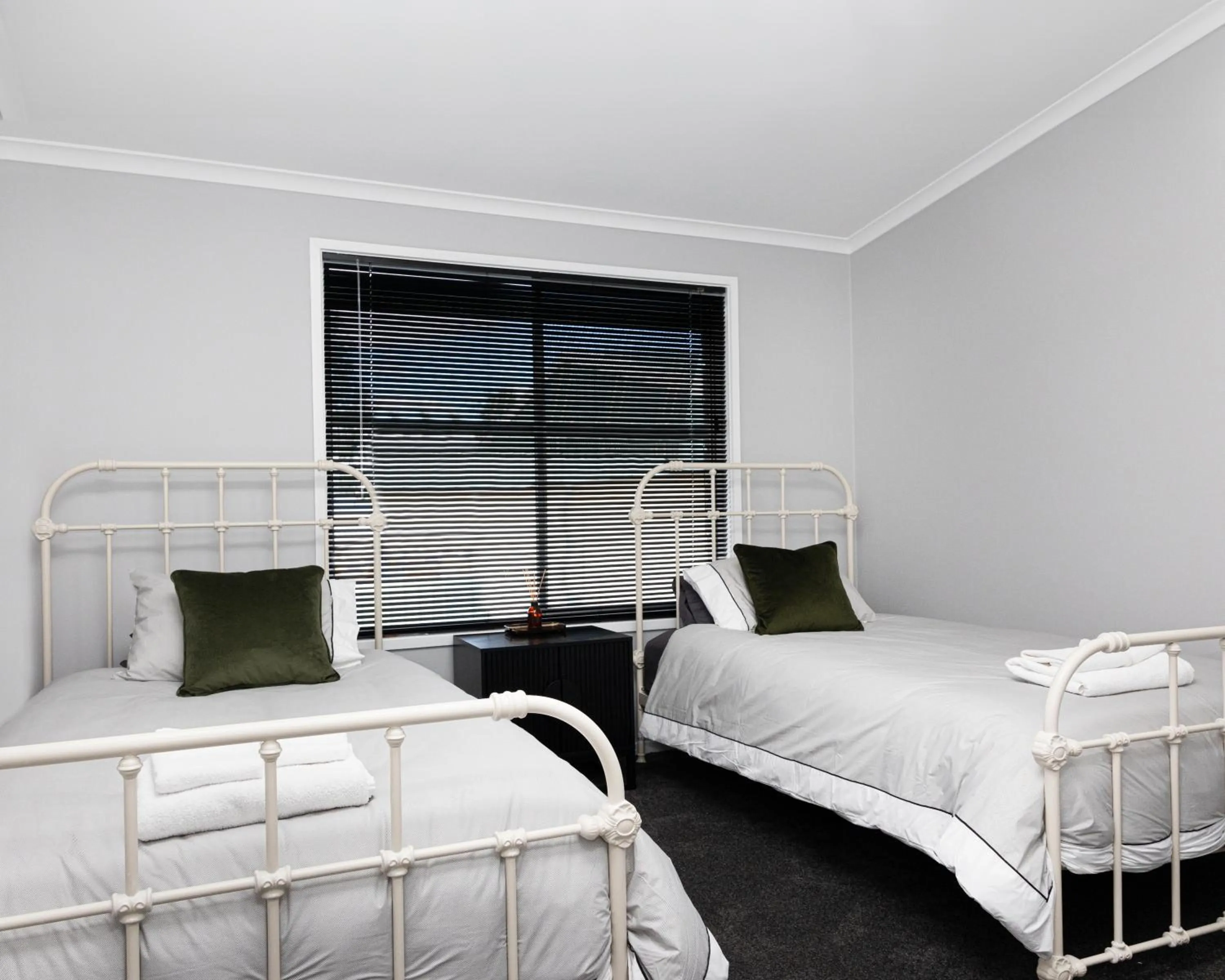 Bed in The Crossing Motel