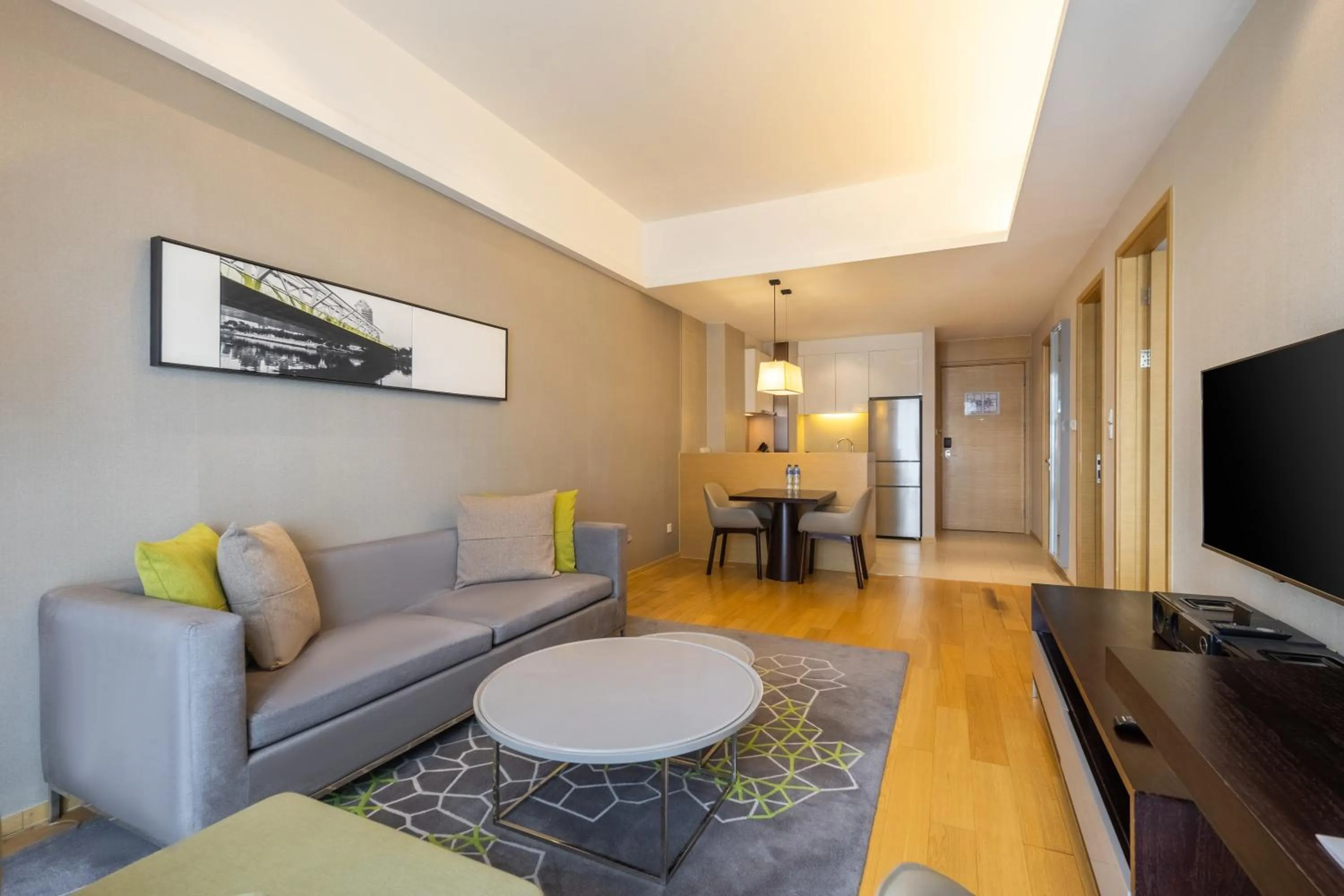 Kitchen or kitchenette in CM Service Apartment Tianjin