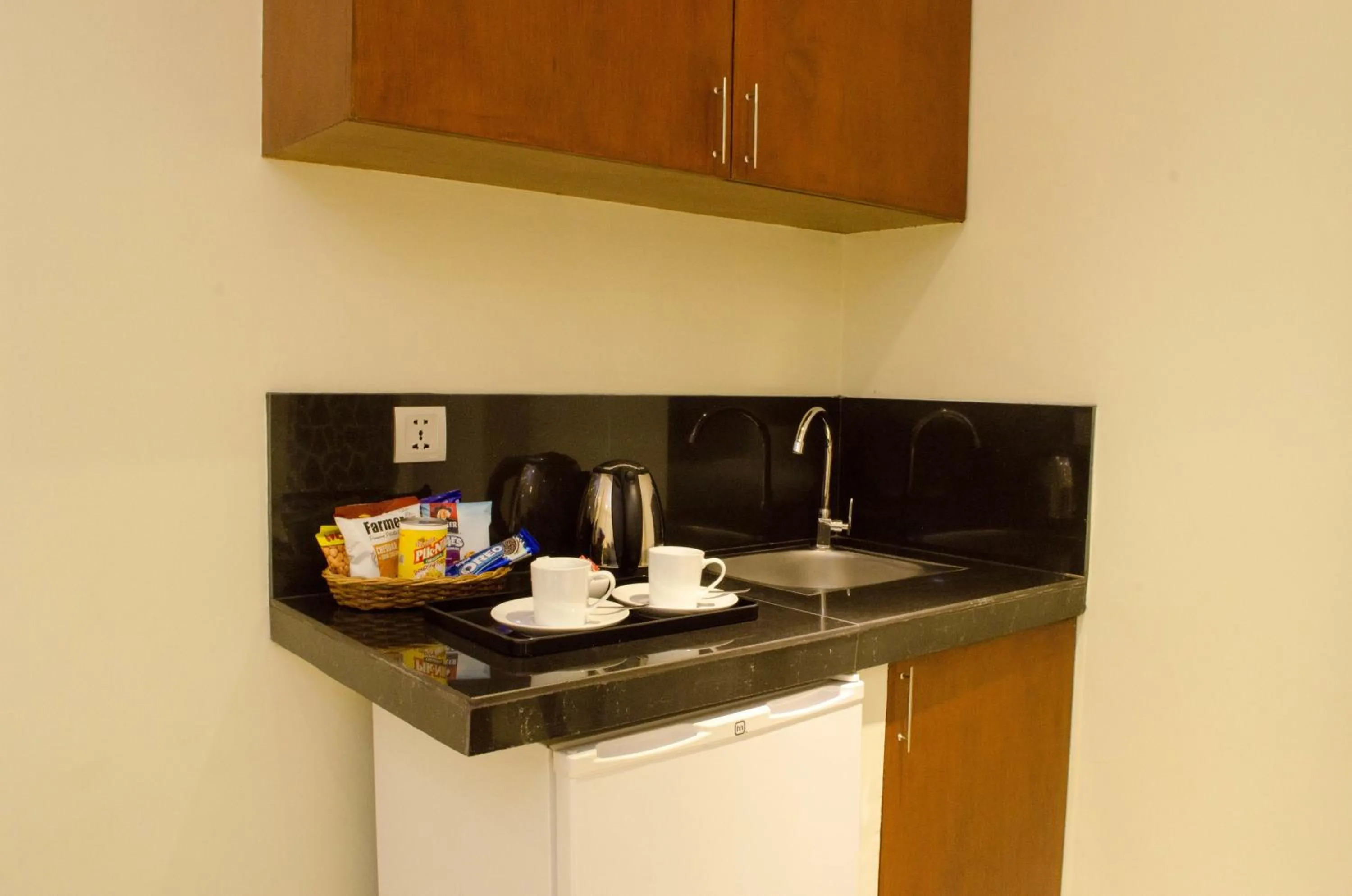 Kitchen or kitchenette in Ritz Hotel Angeles