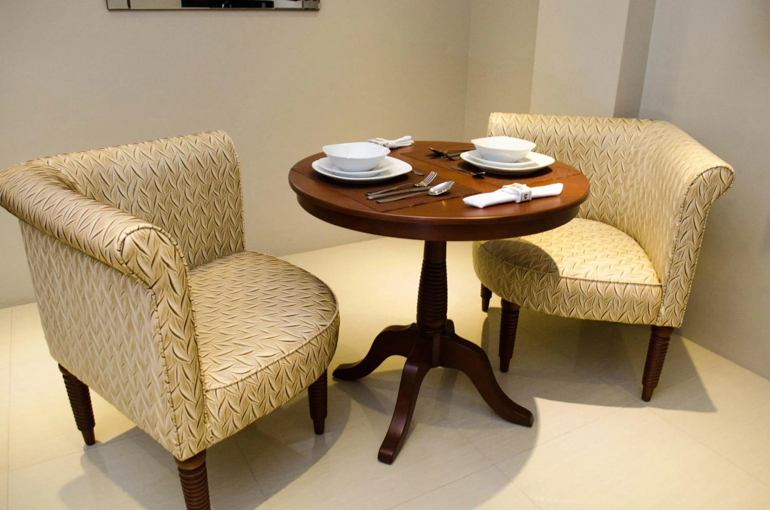 Dining area in Ritz Hotel Angeles