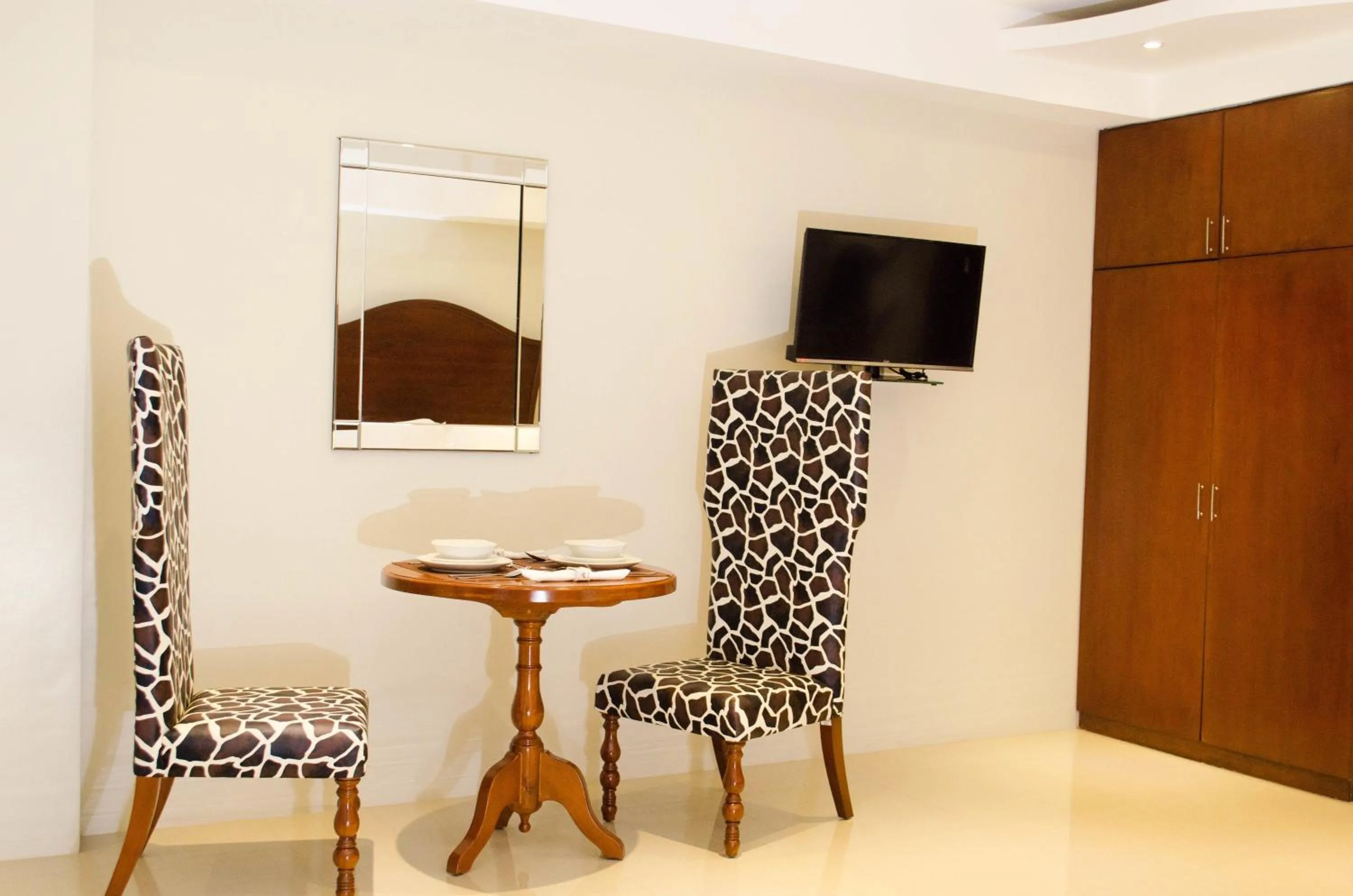 Dining area in Ritz Hotel Angeles