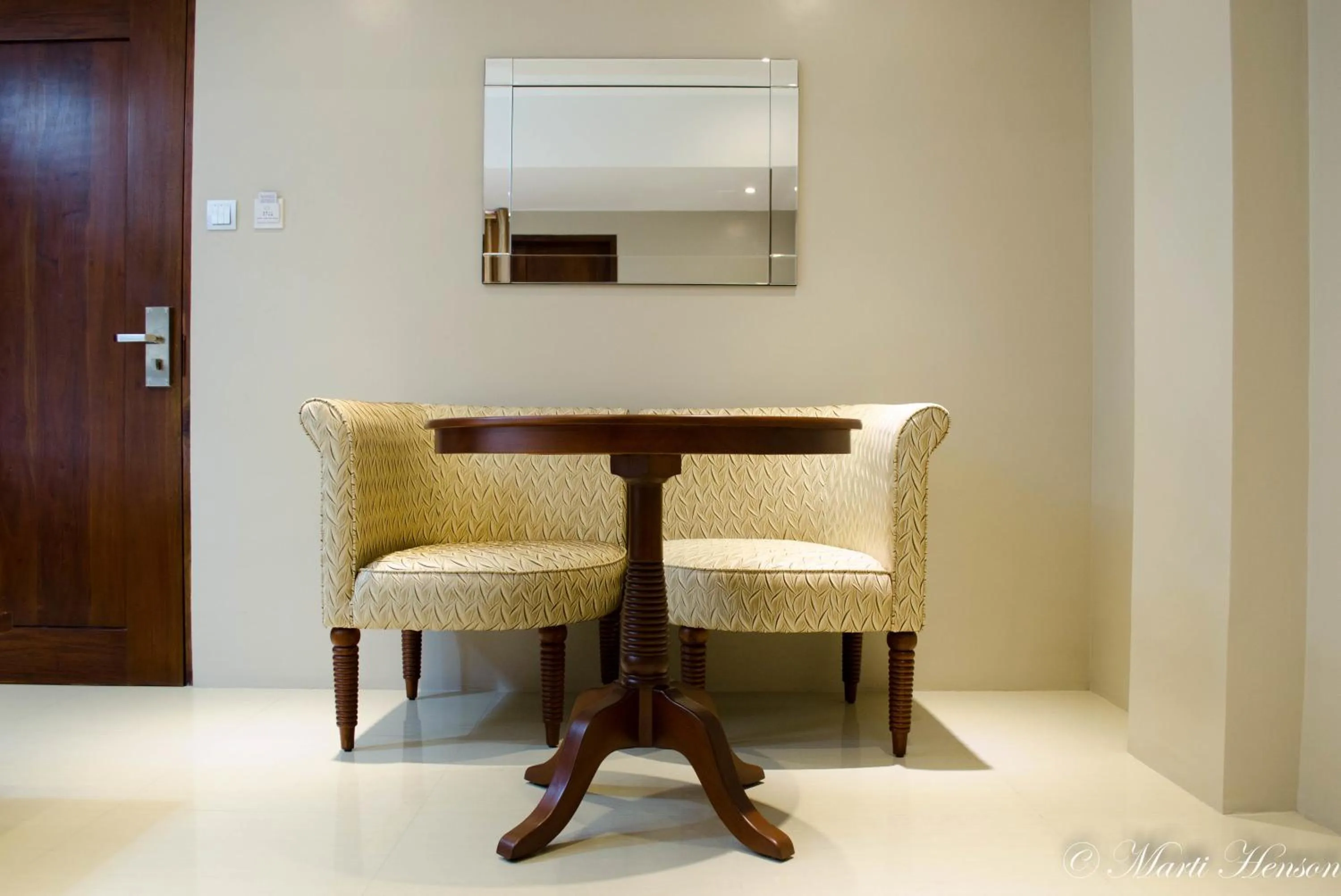 Dining area in Ritz Hotel Angeles