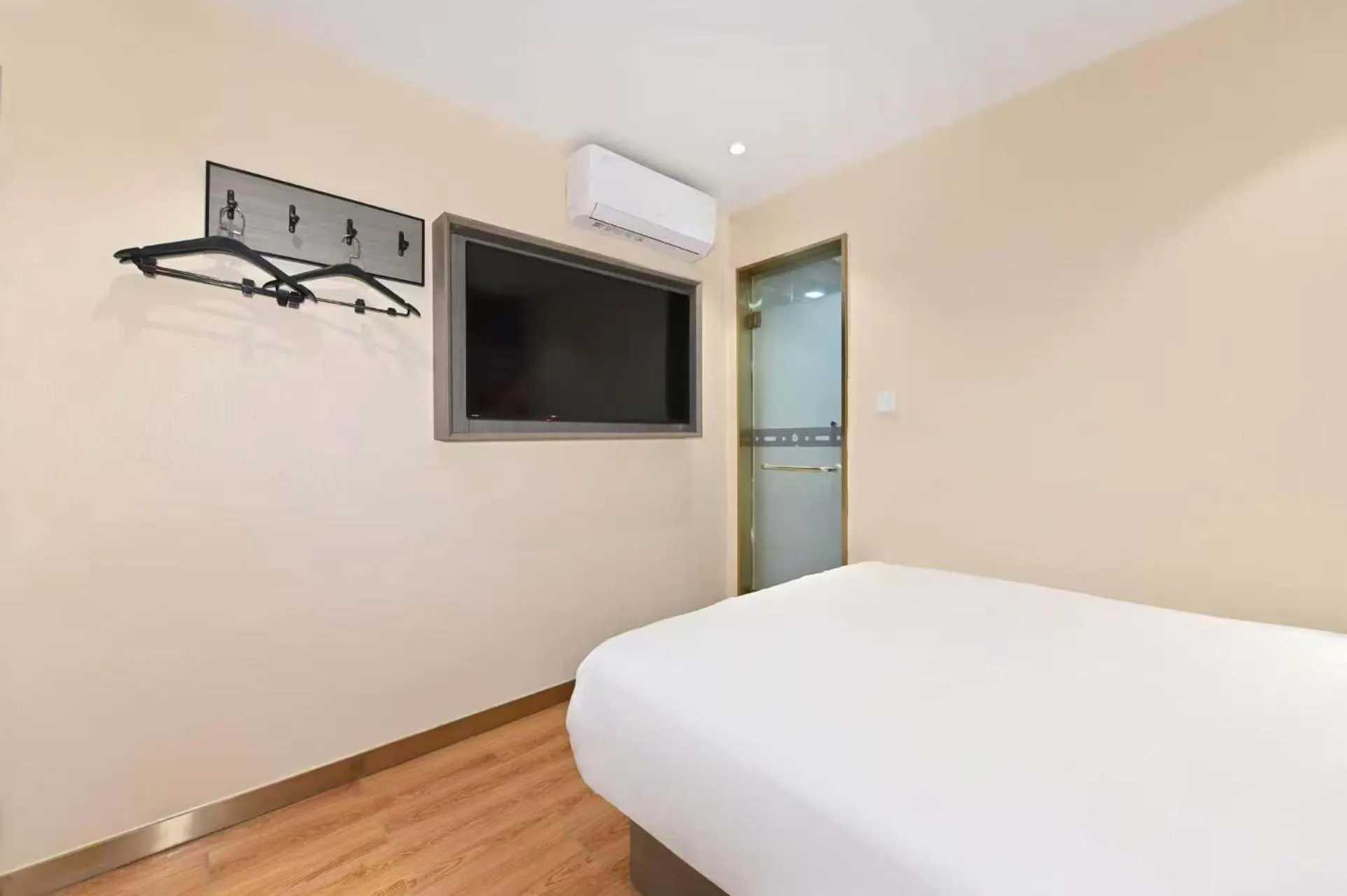 Bed in Hi Inn Beijing Daxing Longhu Tianjie Bio-Base Subway Station