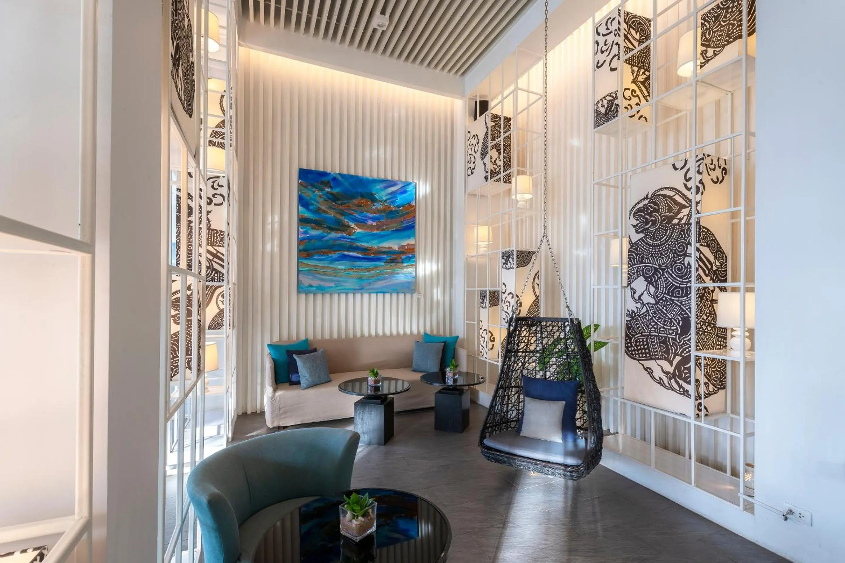 Lobby or reception in The Nai Harn