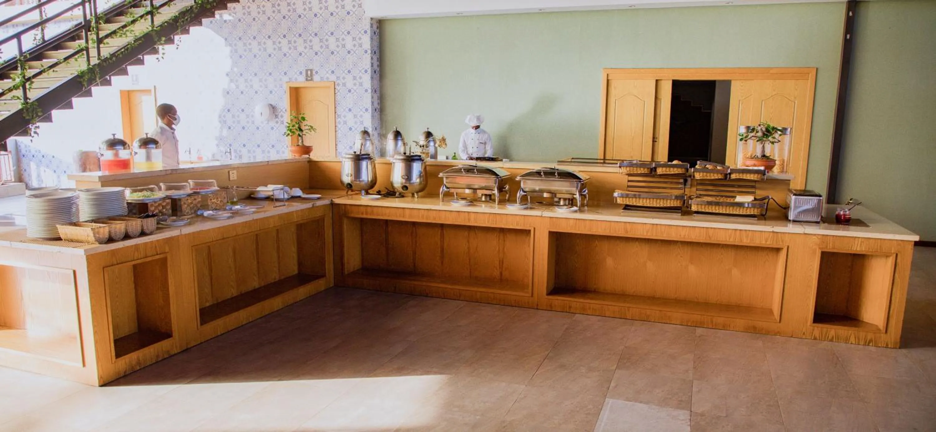 Breakfast in 2000 Hotel Downtown Kigali