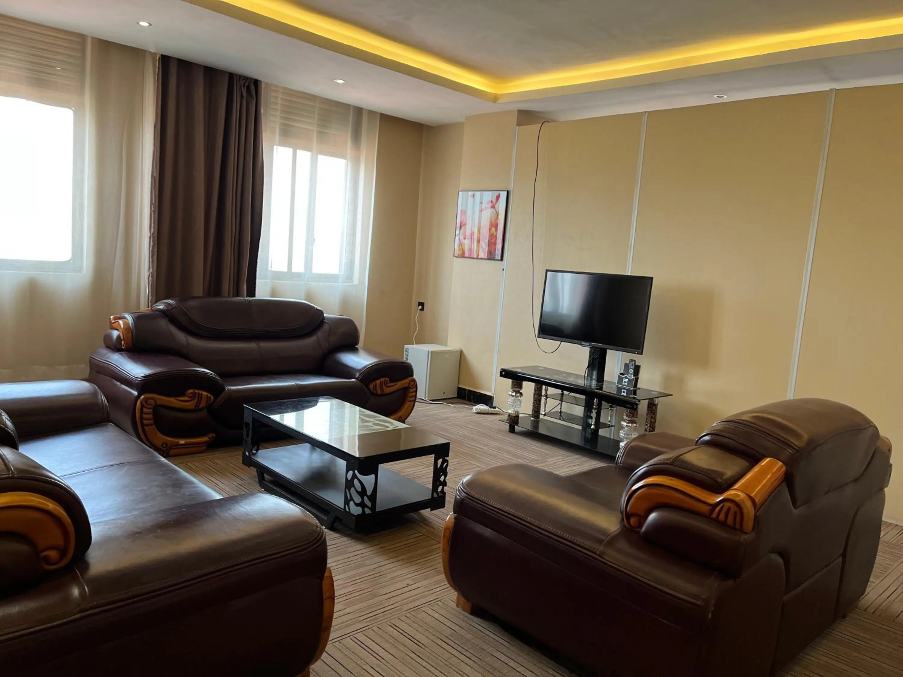 Living room in 2000 Hotel Downtown Kigali