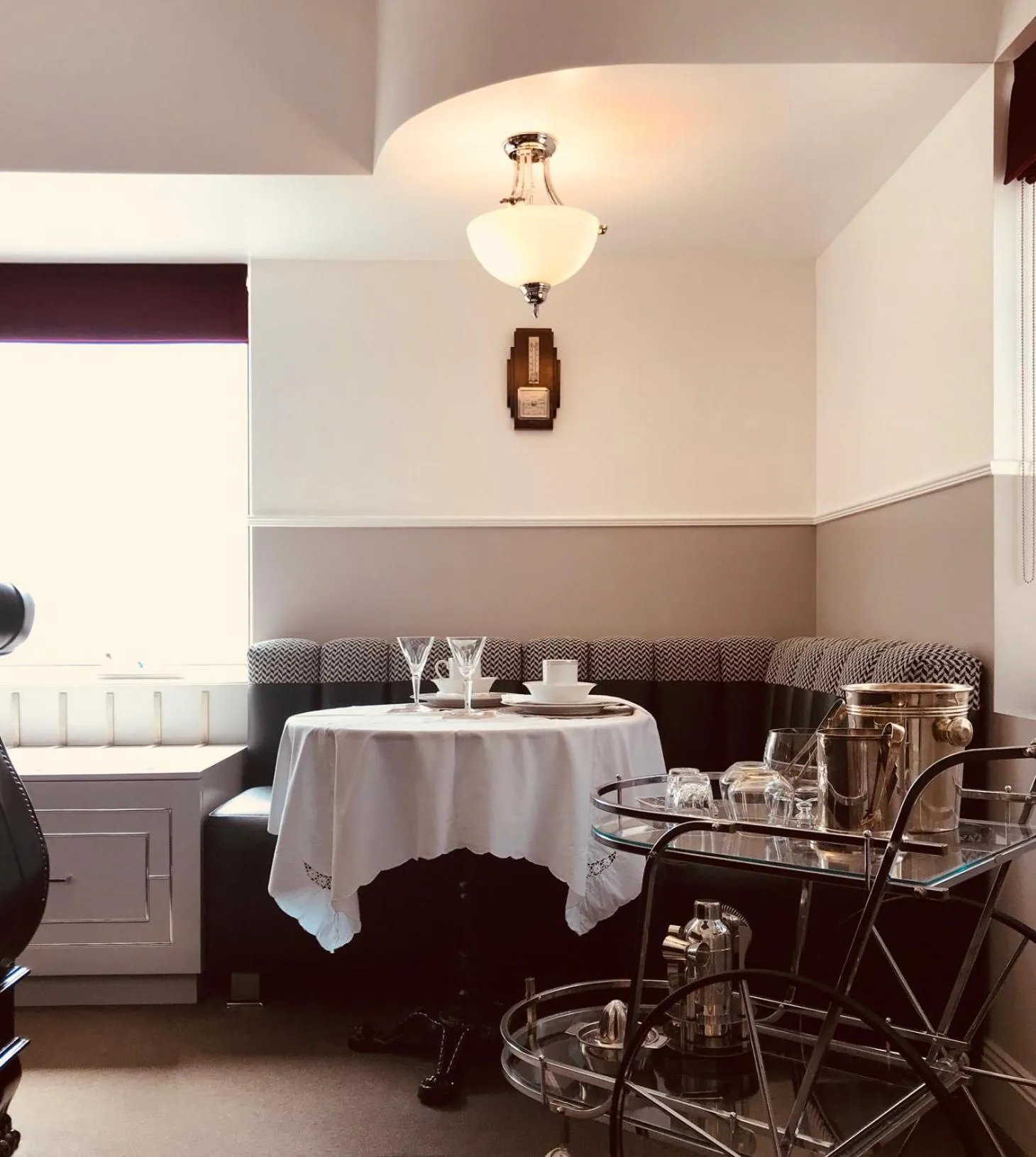 Dining area in Josephines Luxury Accommodation