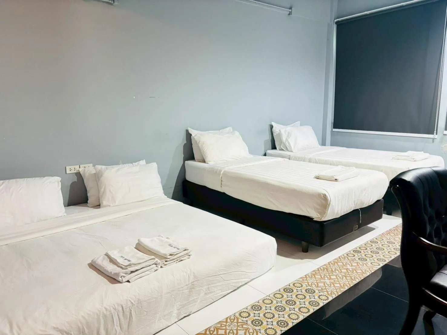 Bedroom, Bed in Sukhum Huai Khwang Guest House