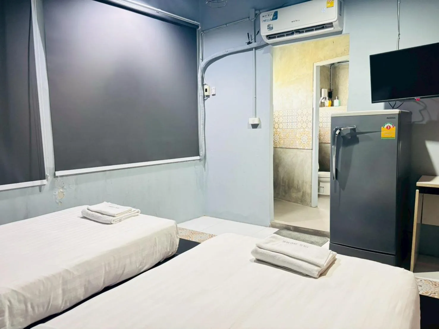 Bedroom, Bed in Sukhum Huai Khwang Guest House