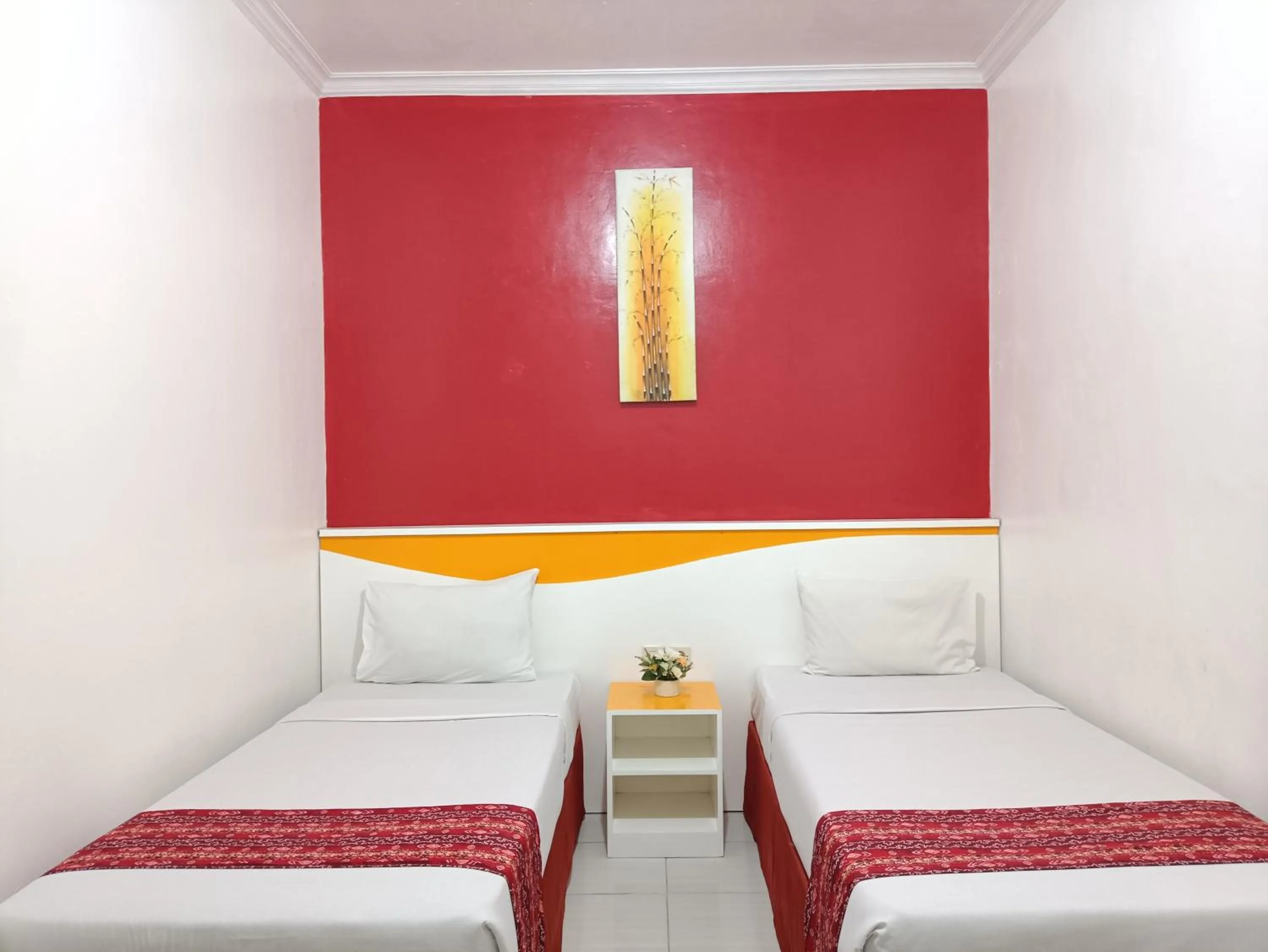 Bed in Hotel STIPRAM Kaliurang Yogyakarta