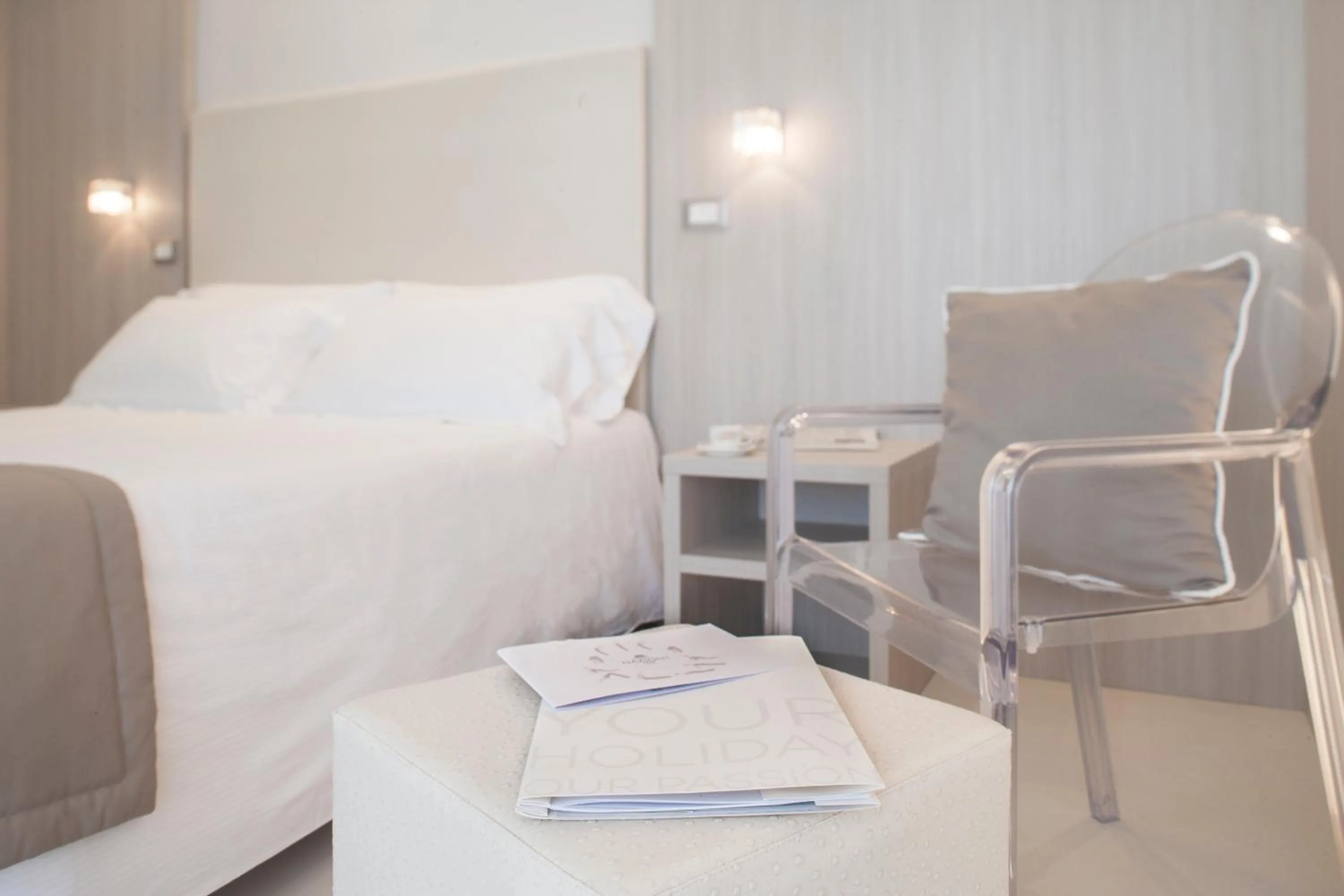 Decorative detail, Bed in Hotel Delle Nazioni