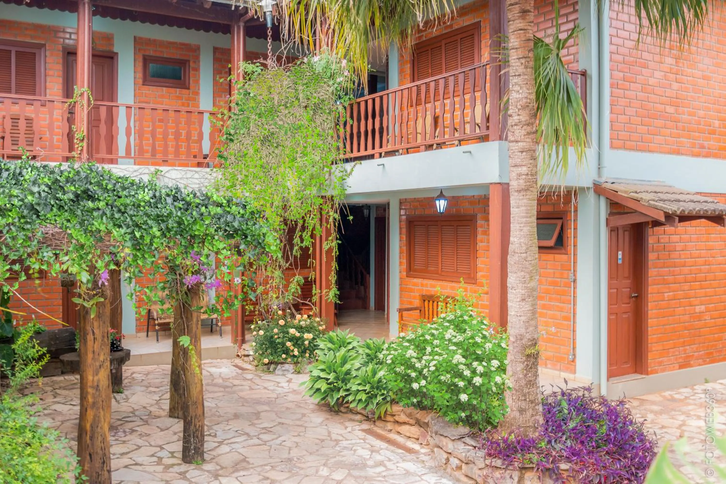 Garden view in Pousada Rancho Jarinu