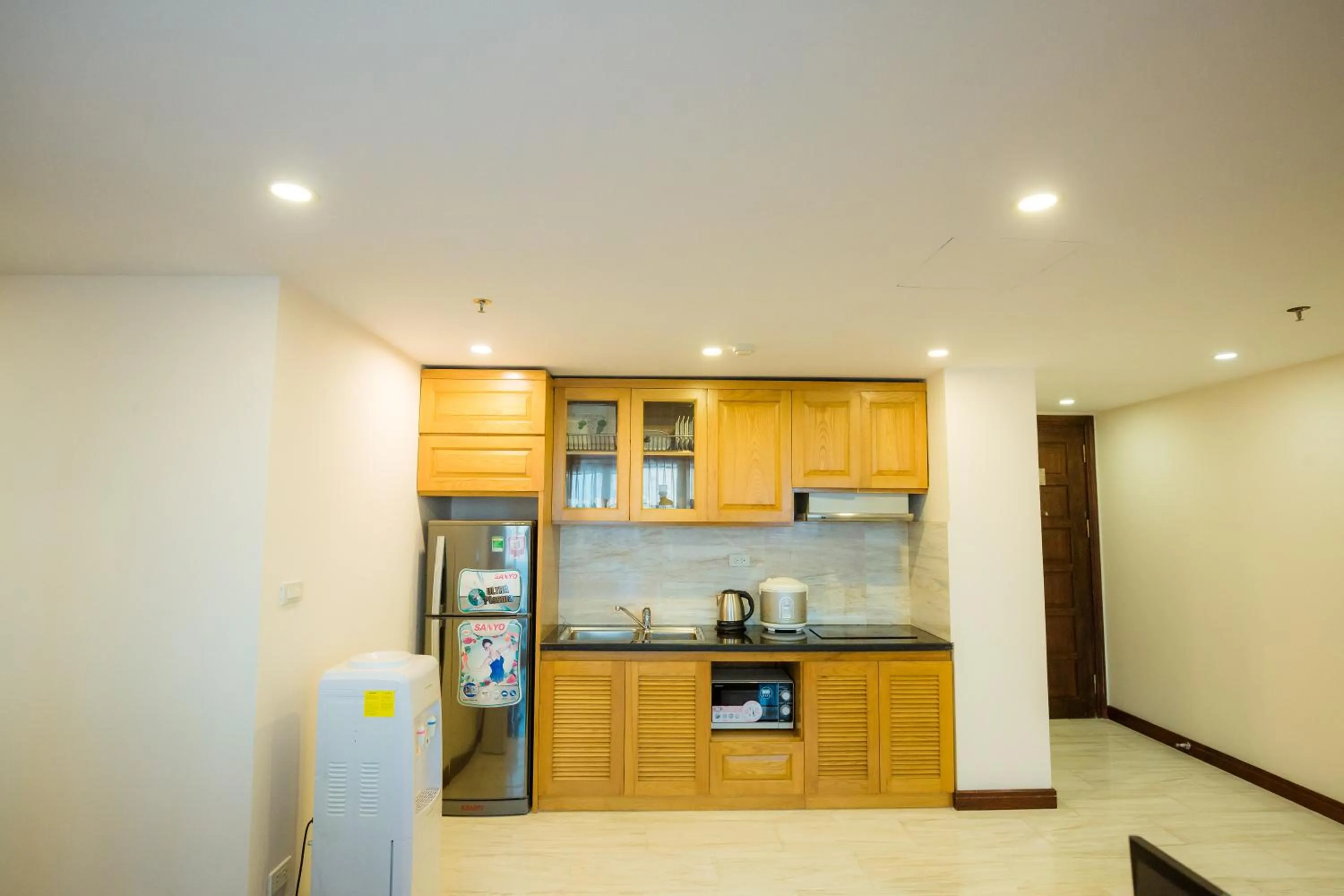 Kitchen or kitchenette in Hai Phong Tower - Apartment & Hotel