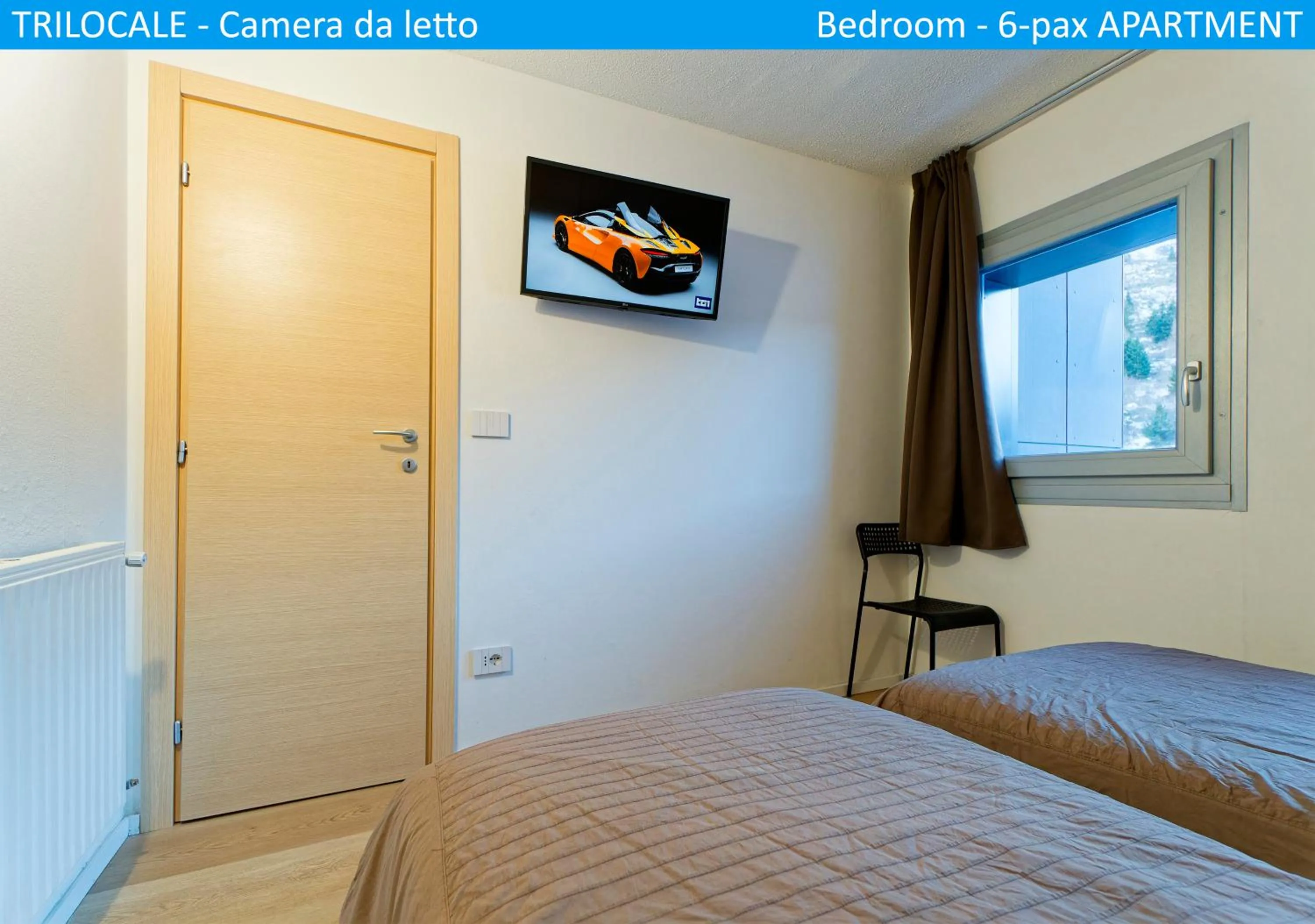 Bed in Apartment Tonale