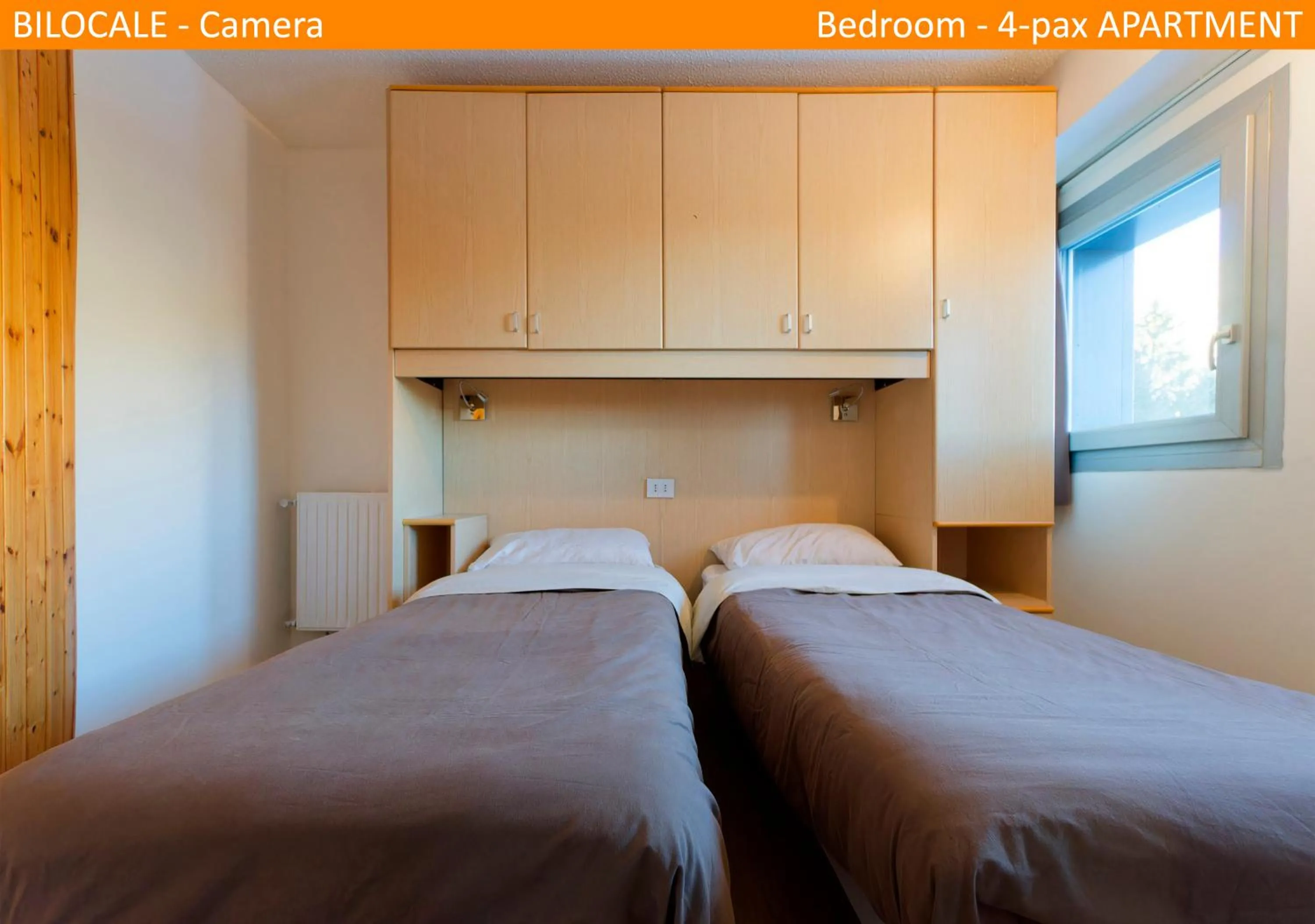 Bed in Apartment Tonale